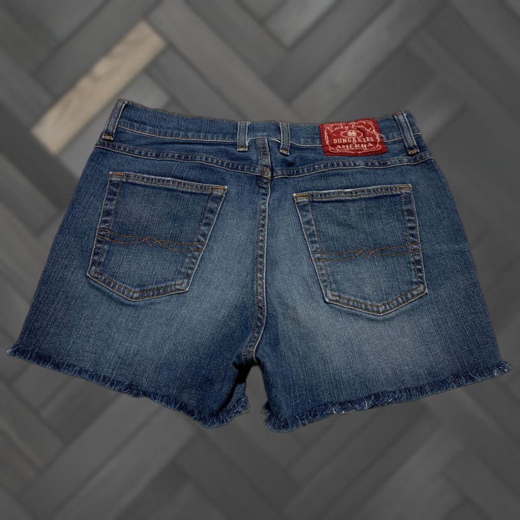 Lucky Brand Lucky Brand Shorts Womens 30 Blue Denim Jorts Cut-Off Stretch Summer Flat Front 5-Pocket Casual Classic Womens Size 30" / US 8 / IT 44 - 1 Thumbnail