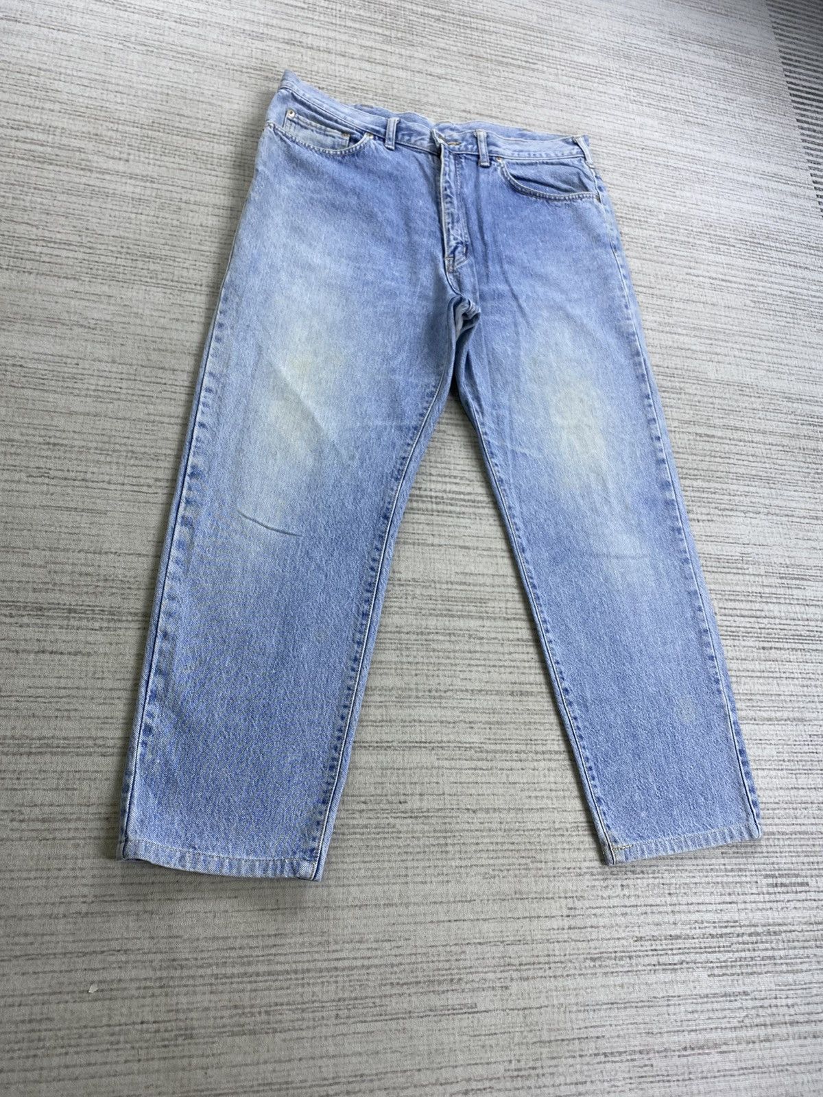 Edwin × Japanese Brand × Vintage Vintage 90s Edwin US Classic Light Blue Denim Pants Size US 35 - 3 Thumbnail
