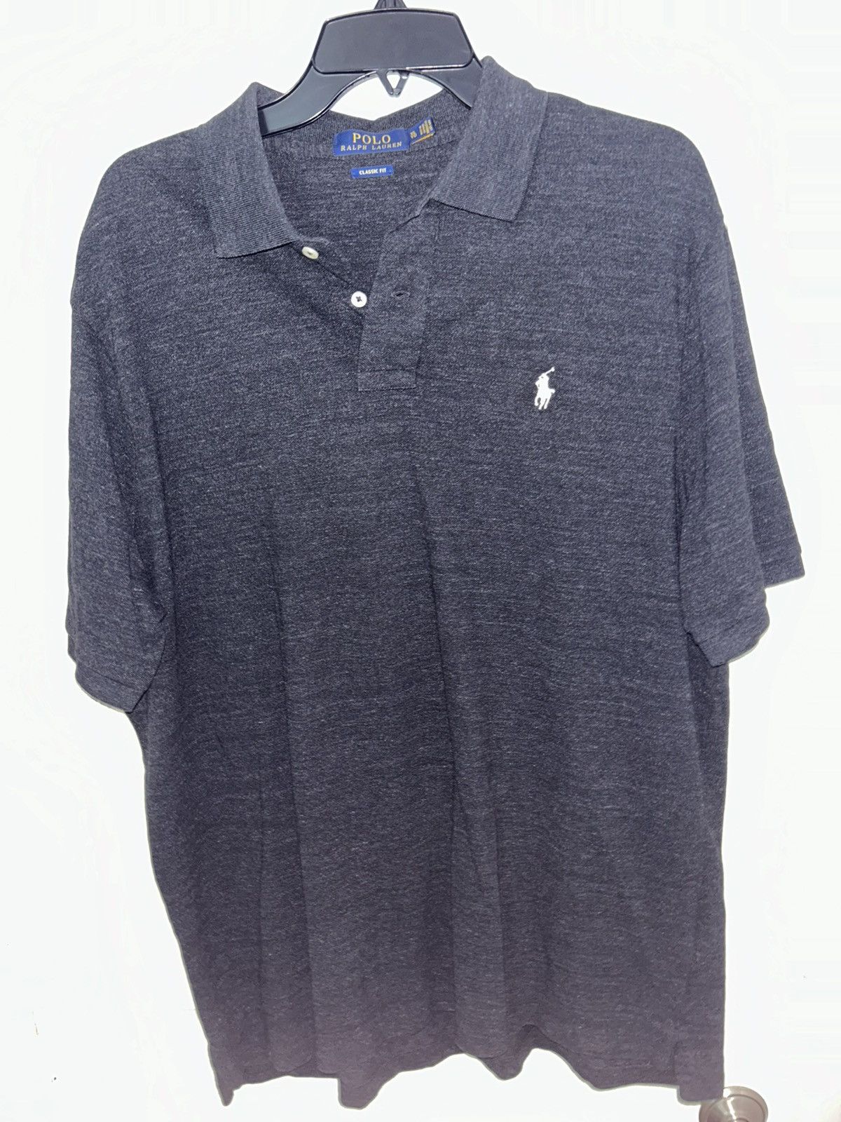 Polo Ralph Lauren Grey Polo by Ralph Lauren Size US XL / EU 56 / 4 - 2 Thumbnail