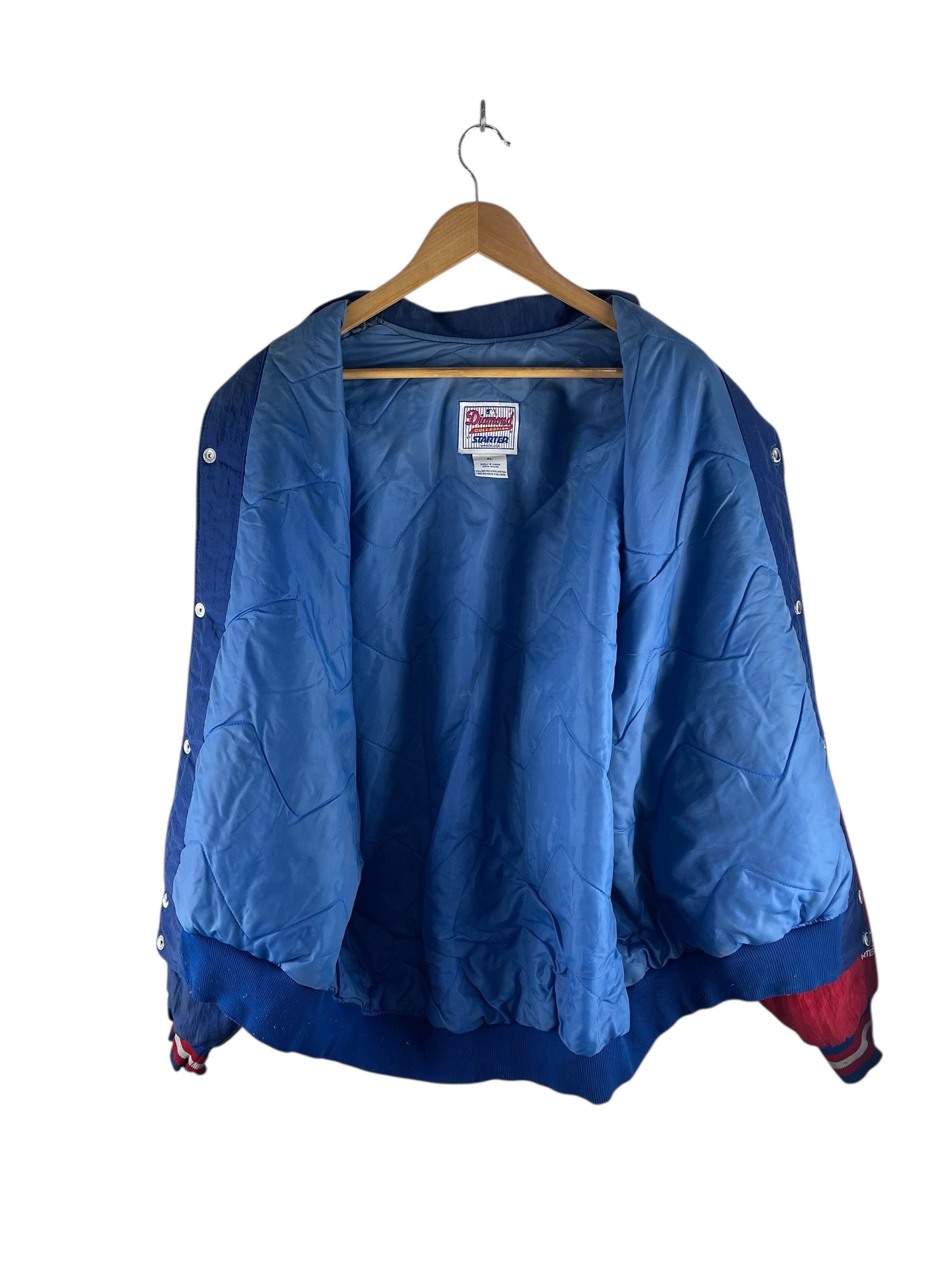 Starter Vintage starter Texas Rangers bomber puffer jacket Size US XL / EU 56 / 4 - 3 Thumbnail