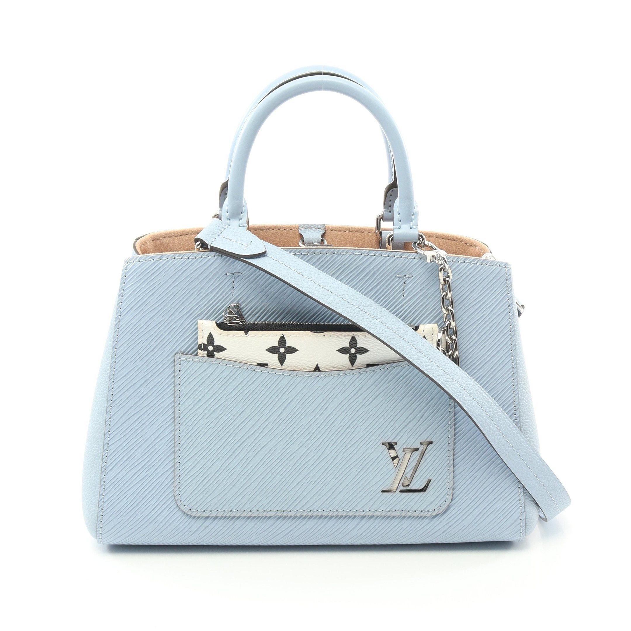 Louis Vuitton Louis Vuitton Murrell Tote Bb Epi Blue Nuage Handbag Leather Light Size ONE SIZE - 1 Thumbnail