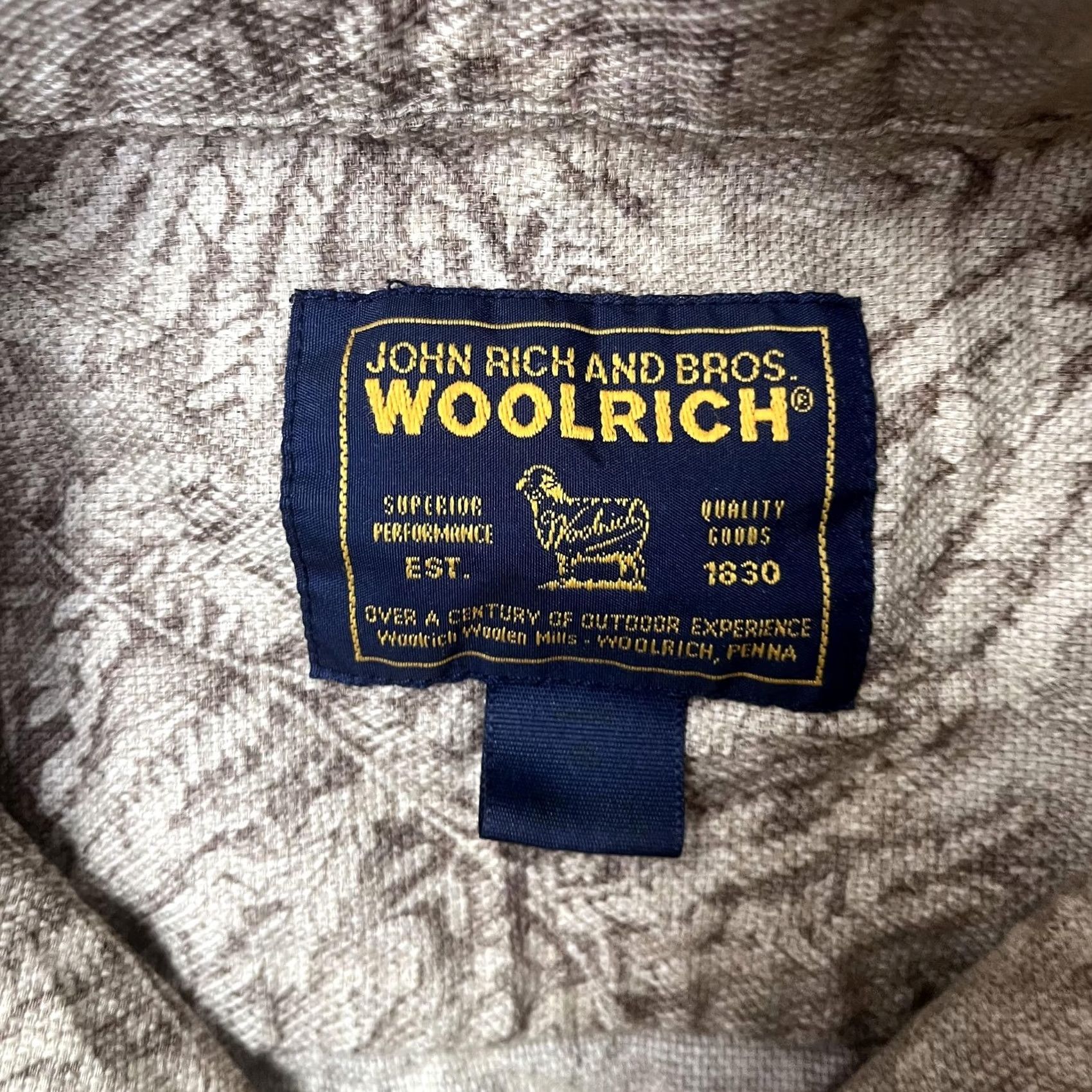 Vintage VINTAGE Woolrich Shirt Mens XL Beige Leaf Print Button Up Tropical Short Sleeve Size US XL / EU 56 / 4 - 3 Thumbnail