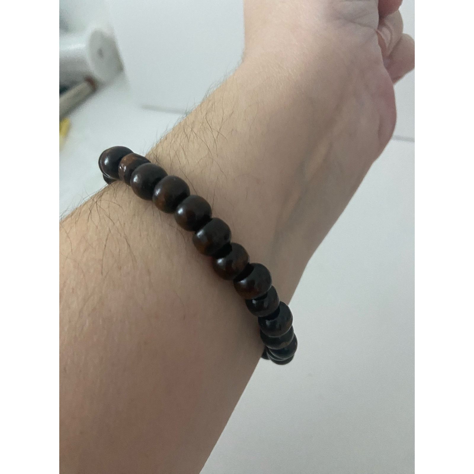 Handmade wood bead bracelet Size ONE SIZE - 2 Thumbnail