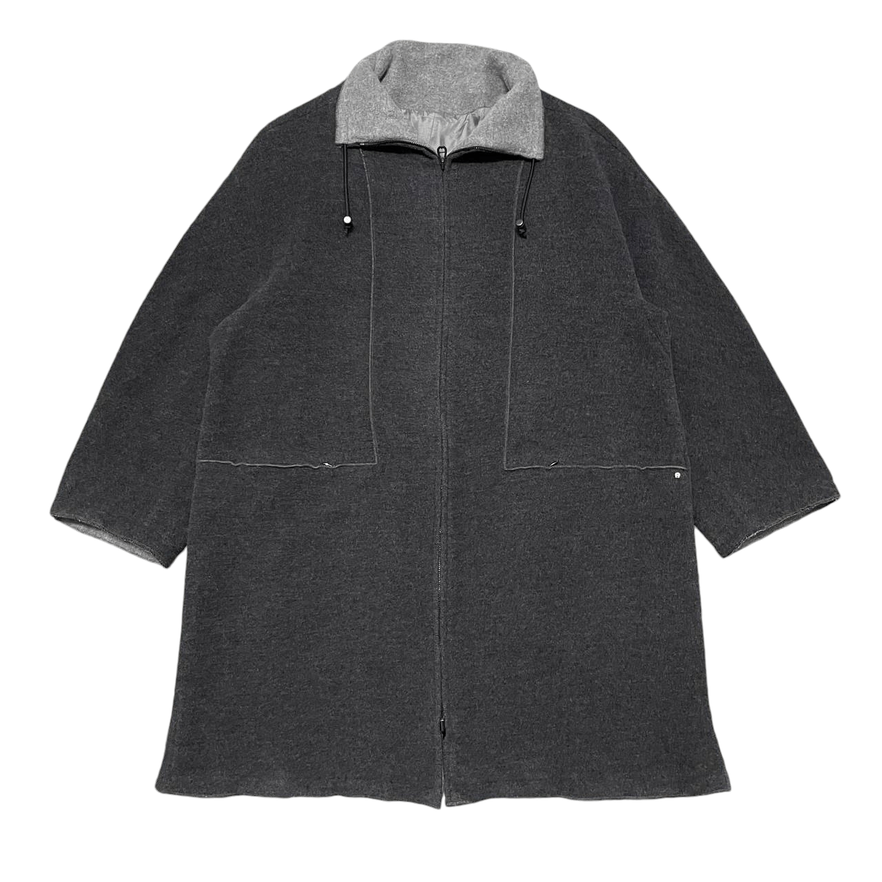 Aigner Vintage Aigner Lifestyle Wool Zipper Jacket Size L / US 10 / IT 46 - 1 Thumbnail