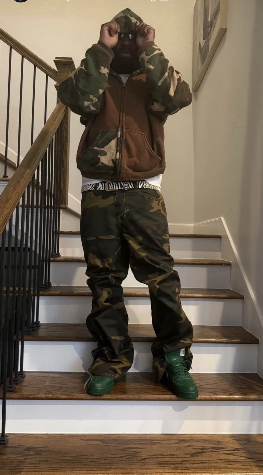 ERL Camo Army Surplus Zip-up Size US S / EU 44-46 / 1 - 11 Thumbnail