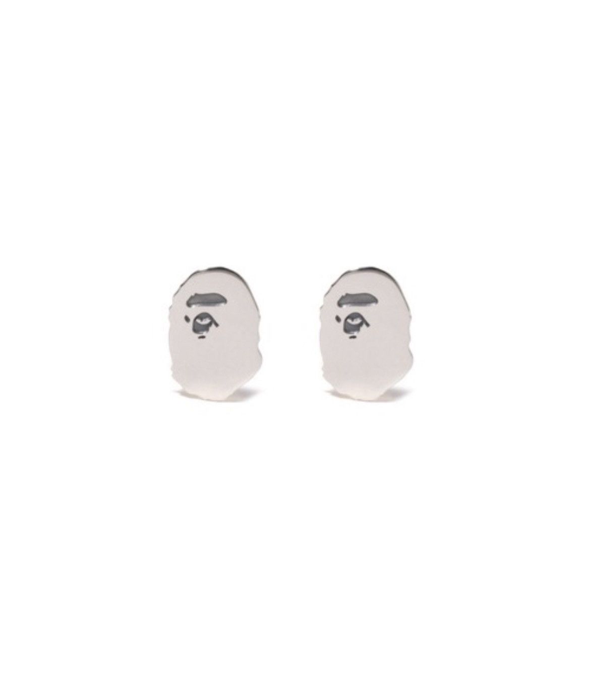 Bape Bape APE HEAD SILVER EARRINGS Pierce SV925 Size ONE SIZE - 1 Thumbnail