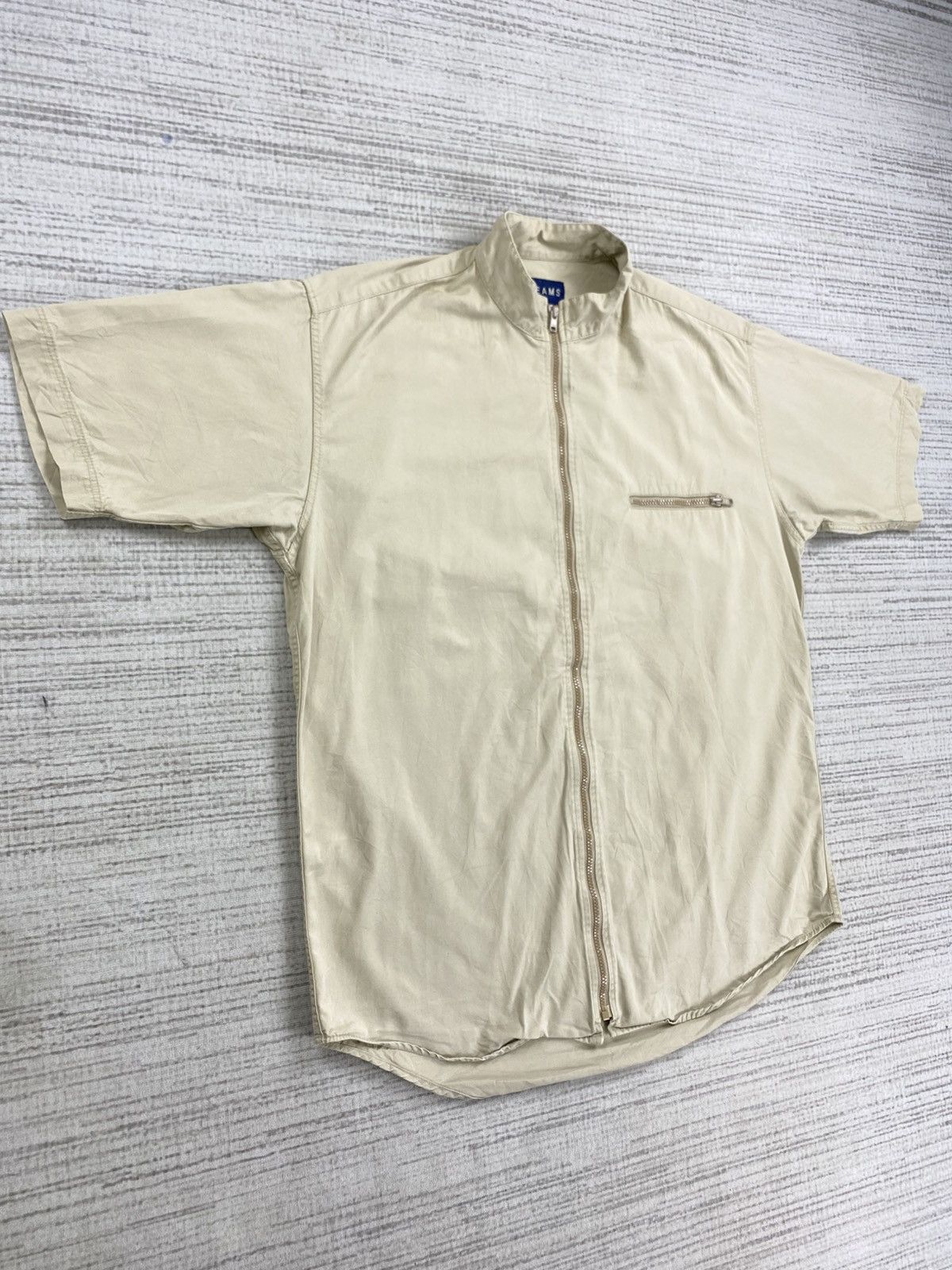 Beams Plus × Japanese Brand × Vintage Vintage Beams Japan Zipper Short Sleeve Shirt Size US M / EU 48-50 / 2 - 3 Thumbnail