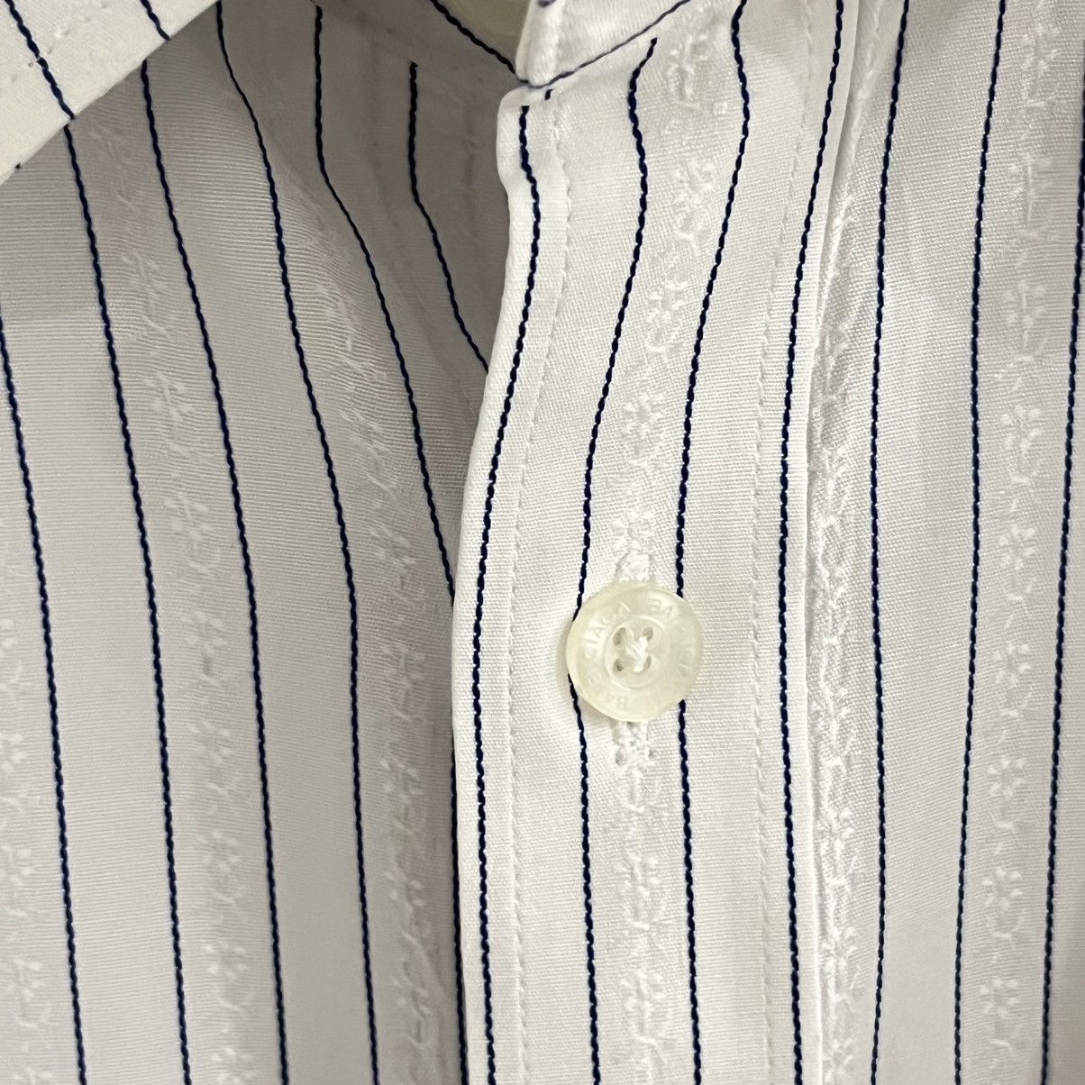 Balenciaga Balenciaga - Striped Button Up Shirt Size US M / EU 48-50 / 2 - 7 Thumbnail