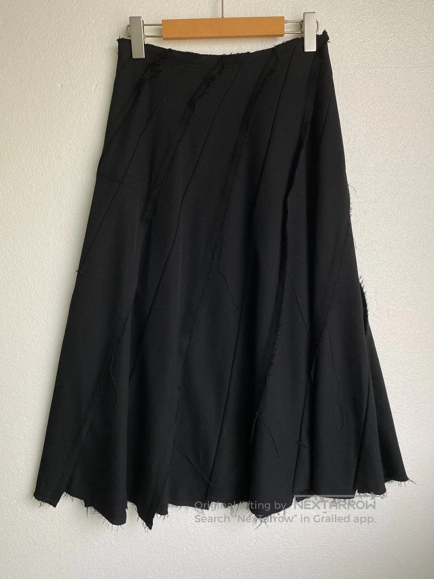 Comme des Garcons COMME des GARCONS Wool Midi Skirt Vintage. Size 26" / US 2 / IT 38 - 2 Thumbnail