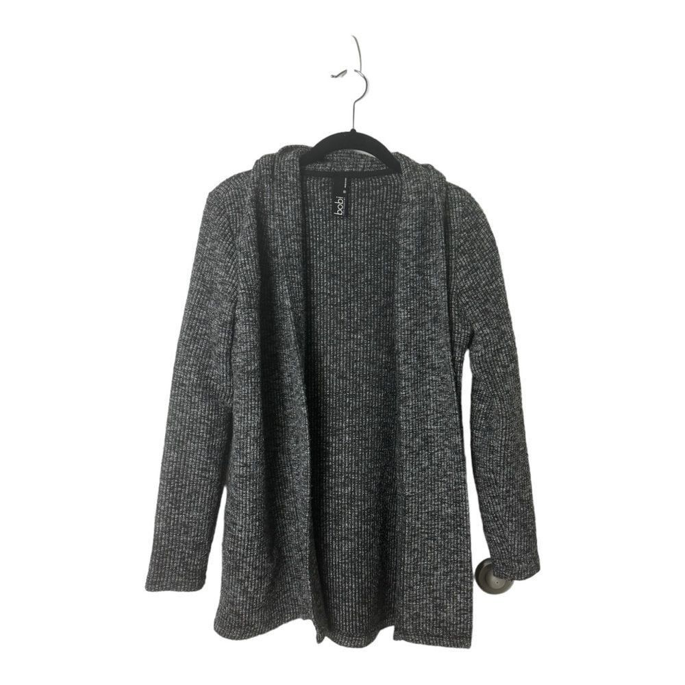 Other Bobbi Los Angeles SZ S grey textured open front cardigan Size S / US 4 / IT 40 - 1 Thumbnail