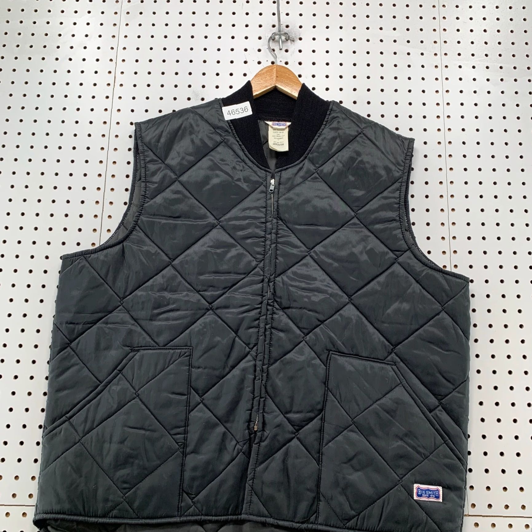 Vintage VINTAGE Big Smith Quilted Vest Jacket Mens 3XL Black Made USA Size US XXL / EU 58 / 5 - 4 Thumbnail