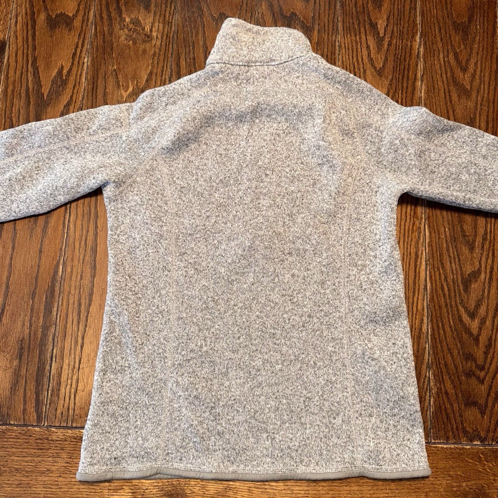 Patagonia Patagonia Better Sweater 1/4 Zip Pullover Sweater Mens Gray Medium Colgate NCAA | Outdoor, Hiking, Walking, Colgate University, 25.5 long by 19.5 Size US M / EU 48-50 / 2 - 7 Thumbnail