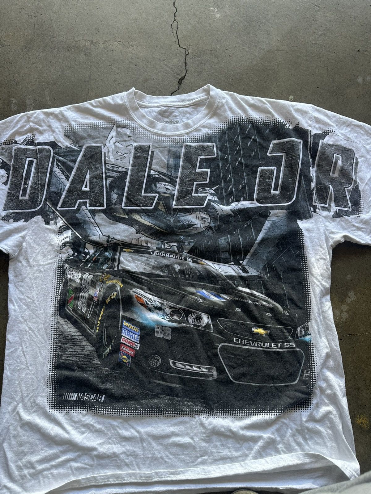 NASCAR × Vintage Dale Earnhardt Jr Batman Vs Superman tee Size US XXL / EU 58 / 5 - 3 Thumbnail