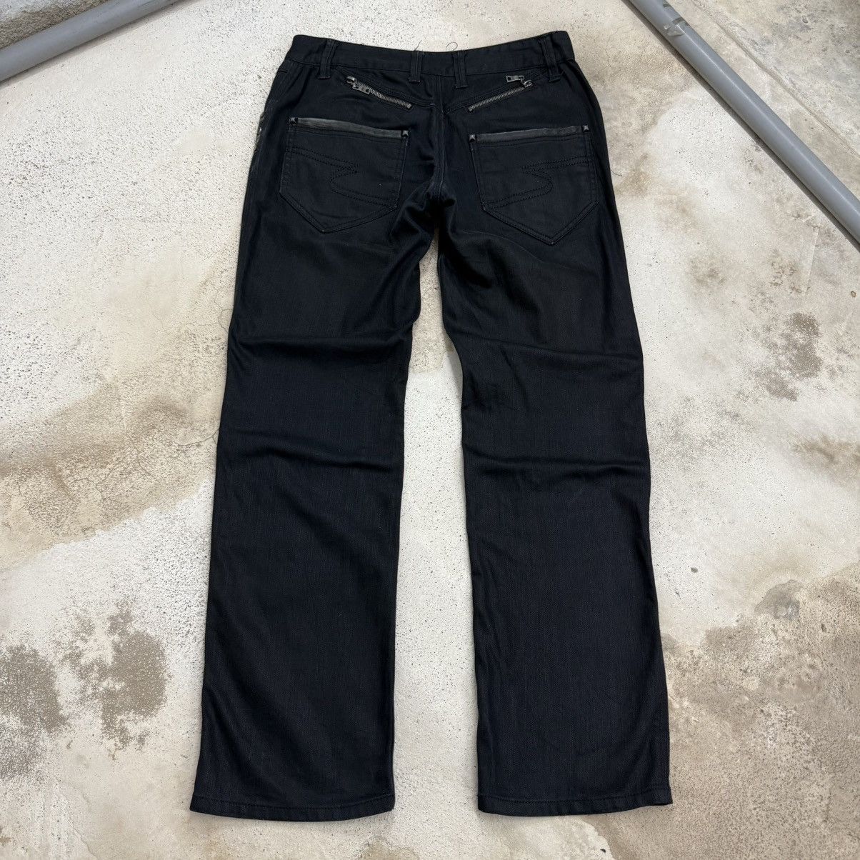 semanticdesign Y2K Japanese Studded Grunge Punk Denim Pants Size US 31 - 2 Thumbnail