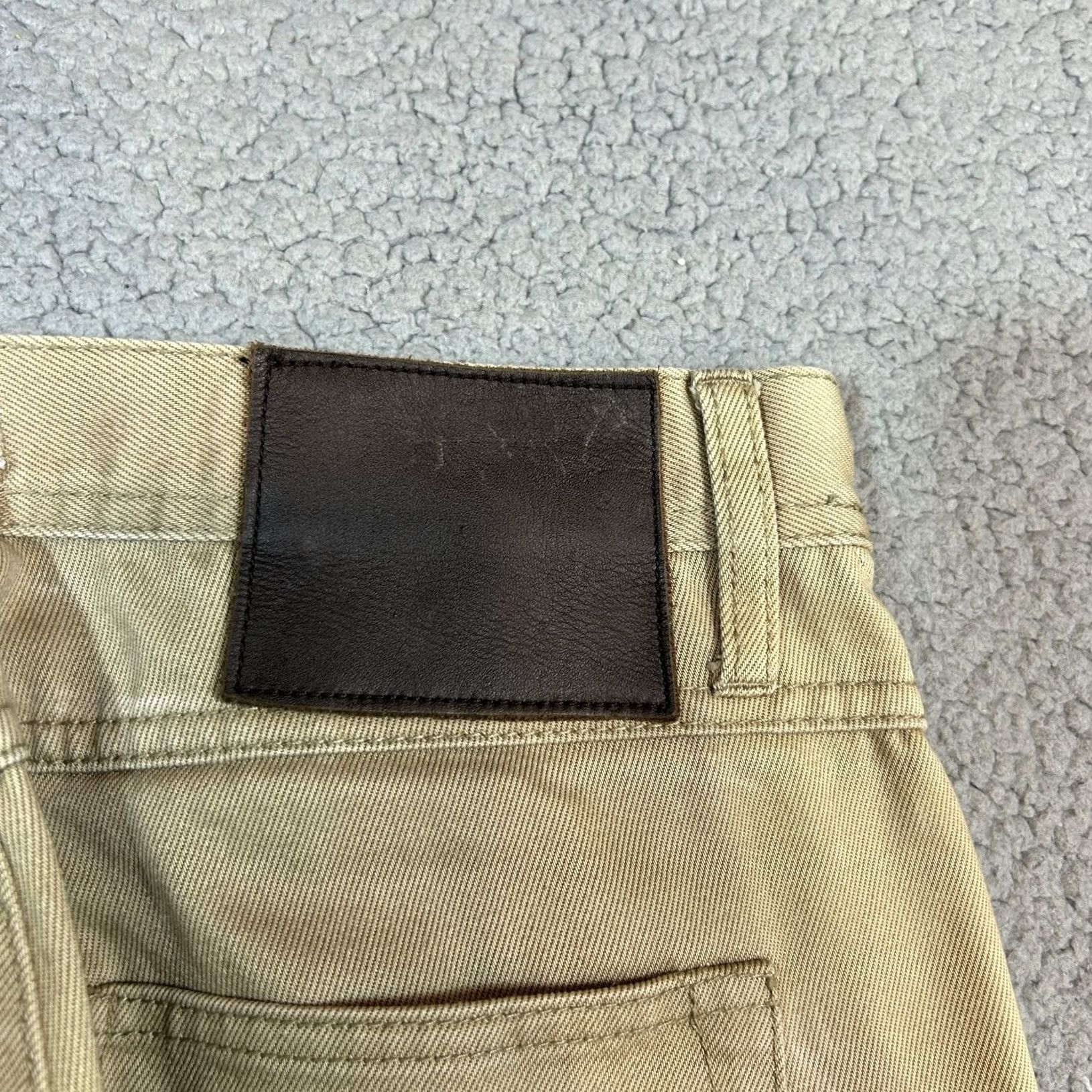 The Unbranded Brand Unbranded Brand Men’s Tan Khaki Pants 30x30 Button Fly Selvedge USA Made Chino Casual 5-Pocket Straight Java? Size US 30 / EU 46 - 5 Thumbnail
