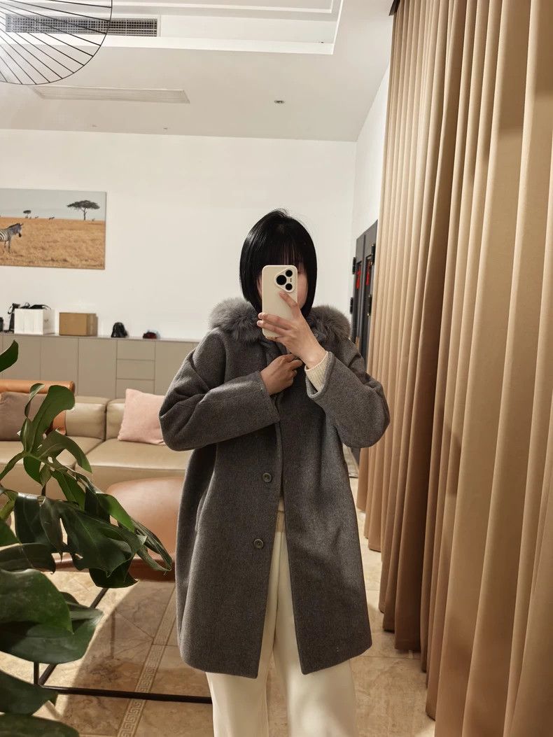 Max Mara Max Mara Studio wool coat, classic grey Size M / US 6-8 / IT 42-44 - 8 Thumbnail