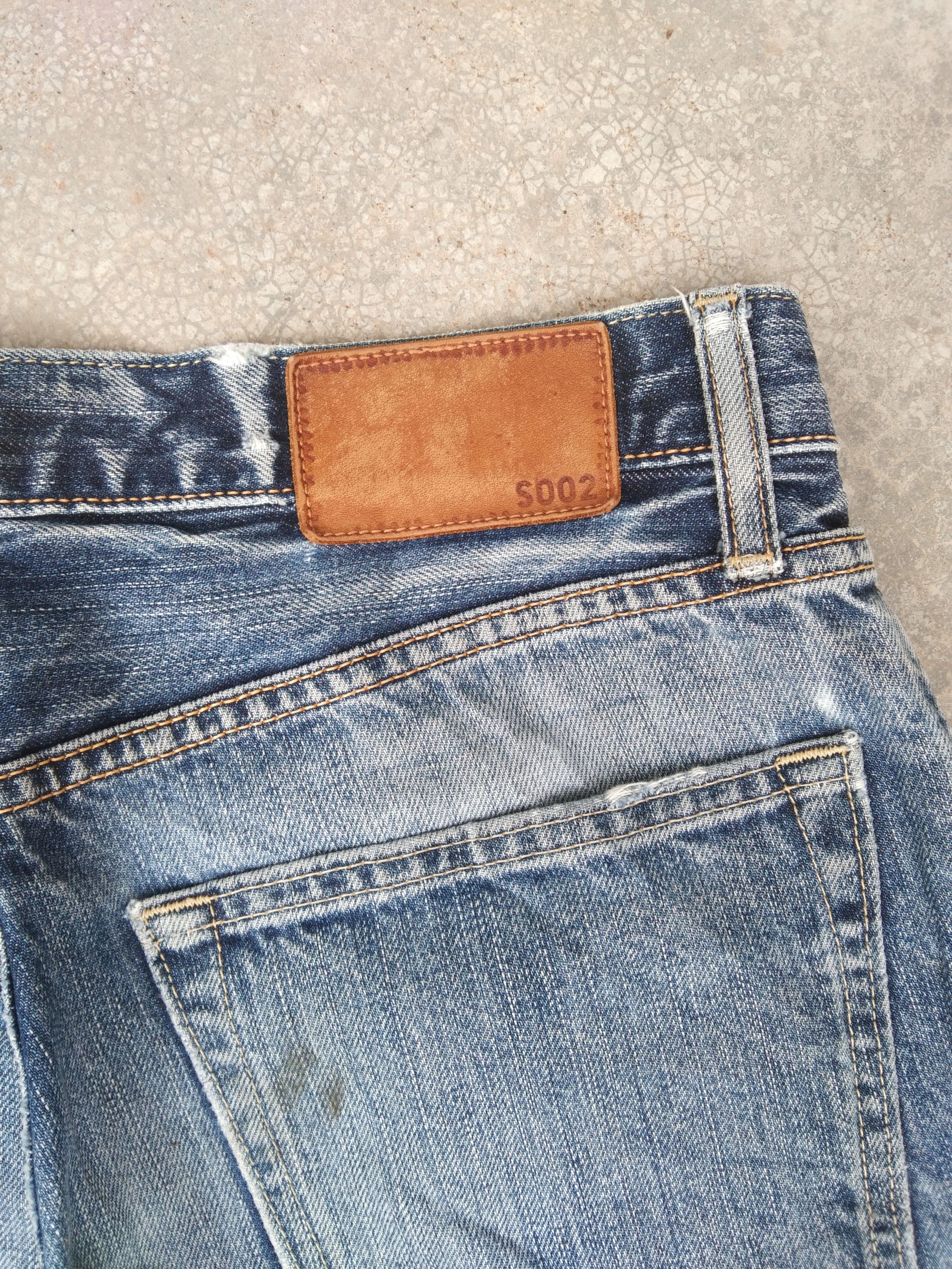 Japanese Brand Vintage Japanese Uniqlo S002 Faded Distressed Jeans 30x31 Size US 30 / EU 46 - 3 Thumbnail