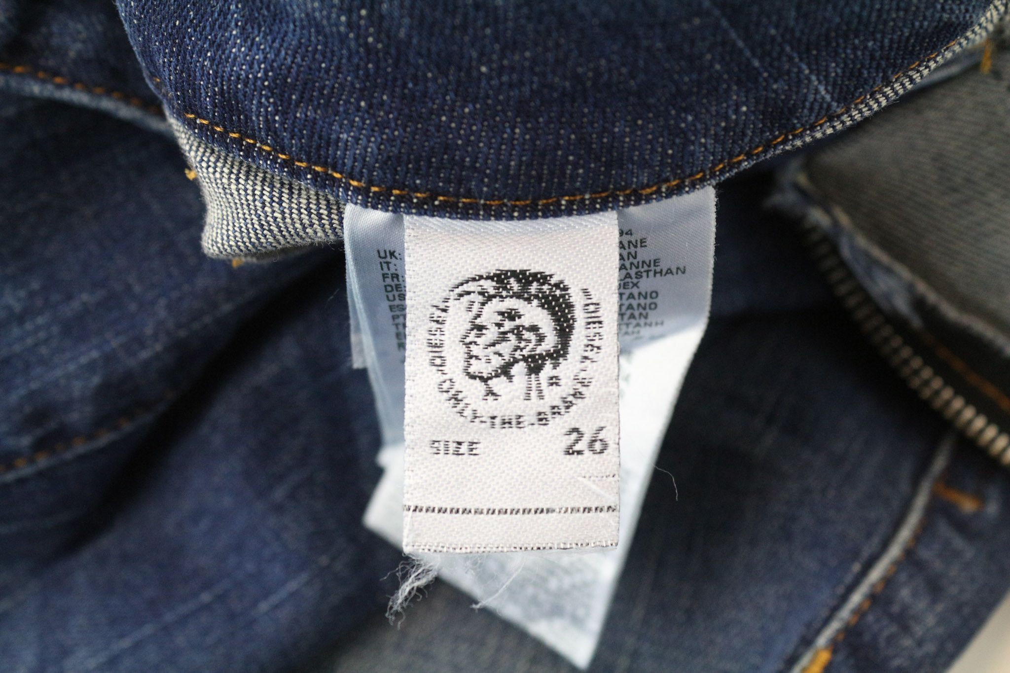 Diesel D-EARLIE 089AR W26/L30 Blue Cropped Jeans 71009 Size 26" / US 2 / IT 38 - 7 Thumbnail