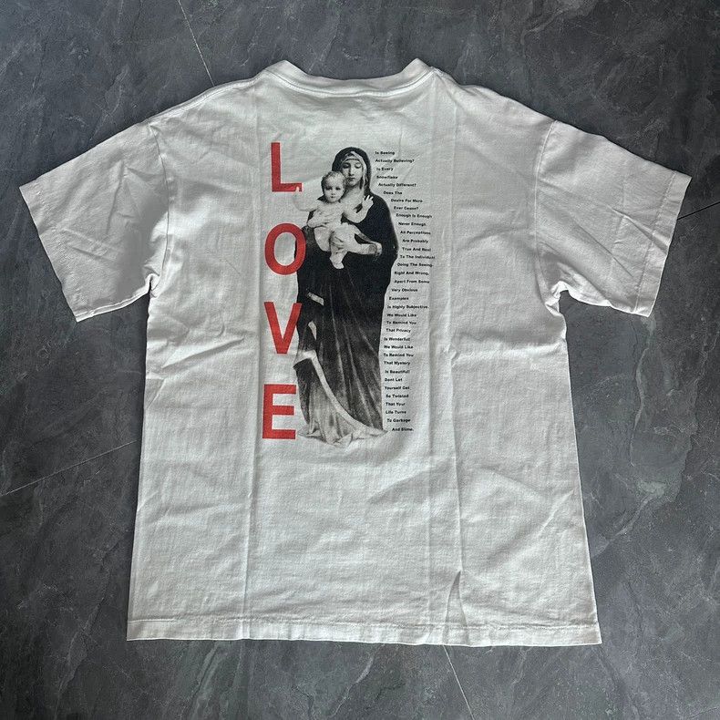 Saint Michael Saint Michael Washed white short sleeved shirt Size US M / EU 48-50 / 2 - 2 Thumbnail