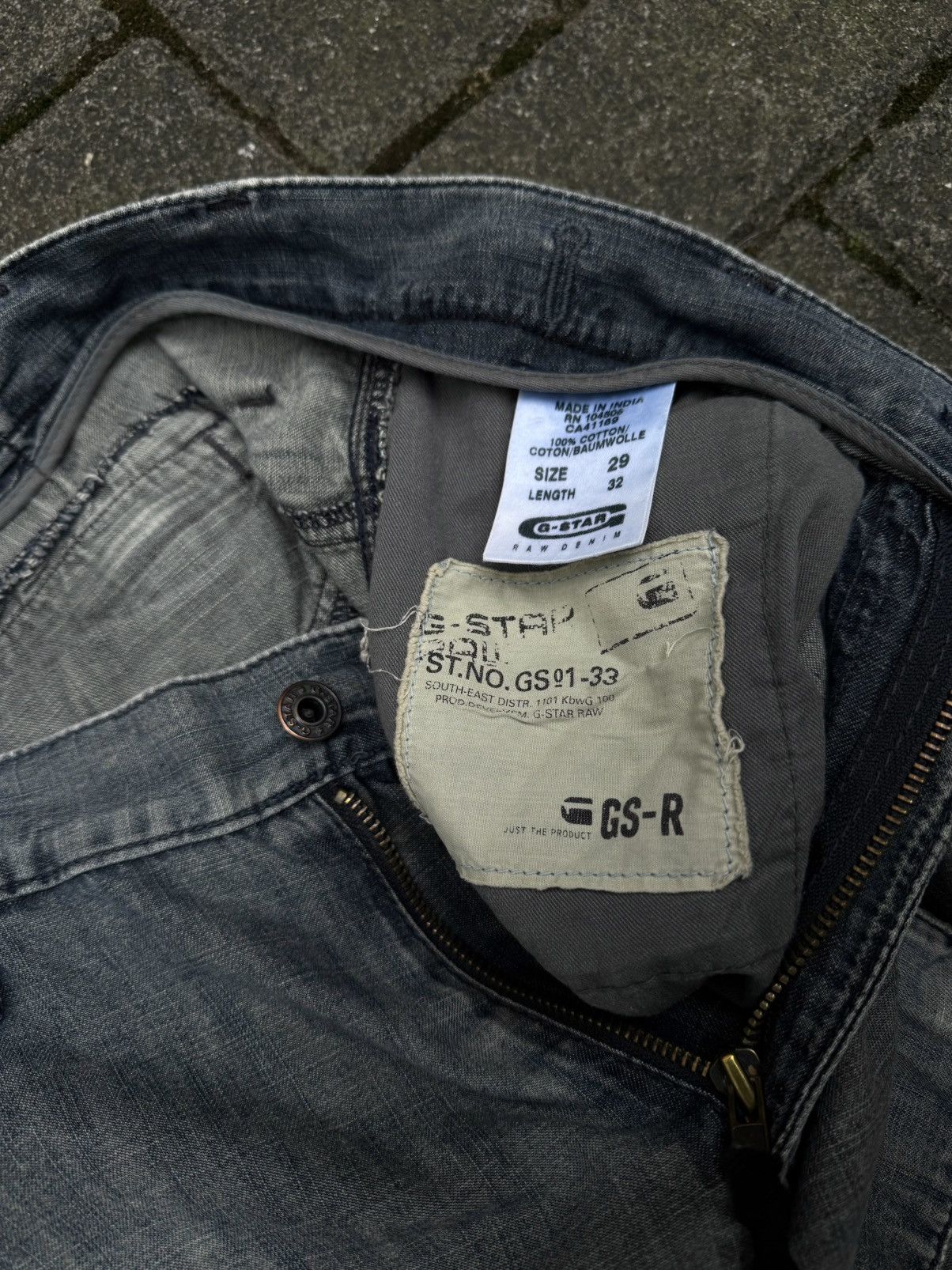 G-Star Vintage G-Star Raw Elwood Avantgarde Jeans Denim Y2K W29L32 Size US 29 - 6 Thumbnail