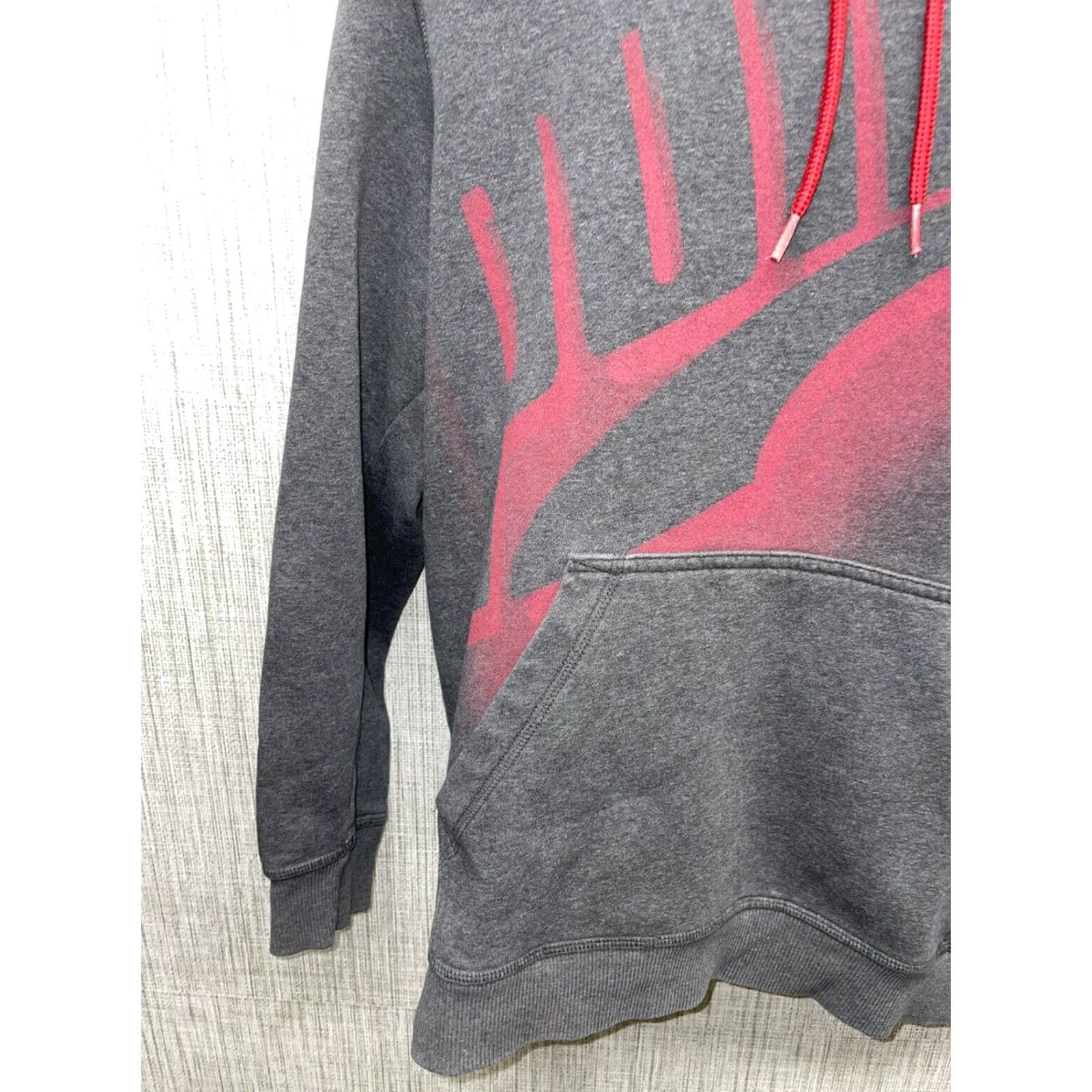 Puma PUMA Grey Red Hoodie Adult Large Pullover Mens Size US L / EU 52-54 / 3 - 3 Thumbnail