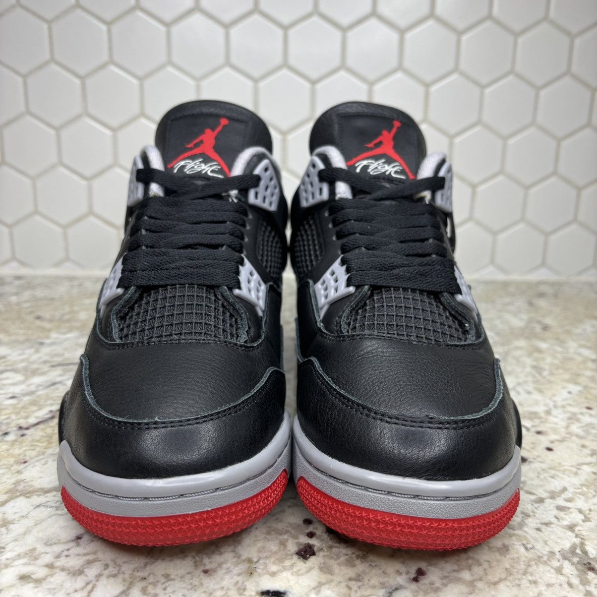 Jordan Brand Size 9 - Jordan 4 Retro Bred Reimagined WORN LIGHTLY W/BOX Size US 9 / EU 42 - 4 Thumbnail