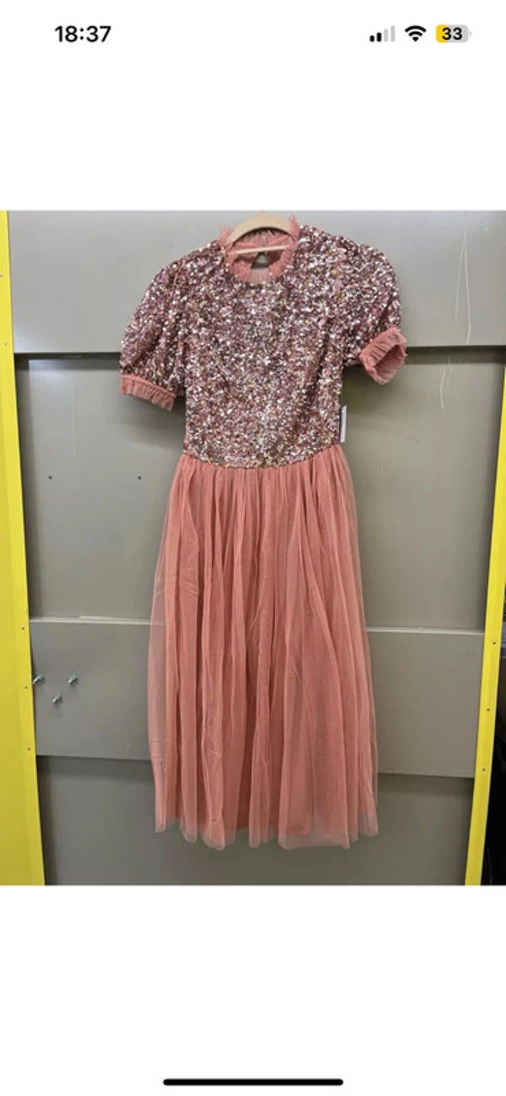 Issey Miyake Maya Bridesmaid dress NWT Sequin Puff Size S / US 4 / IT 40 - 1 Thumbnail