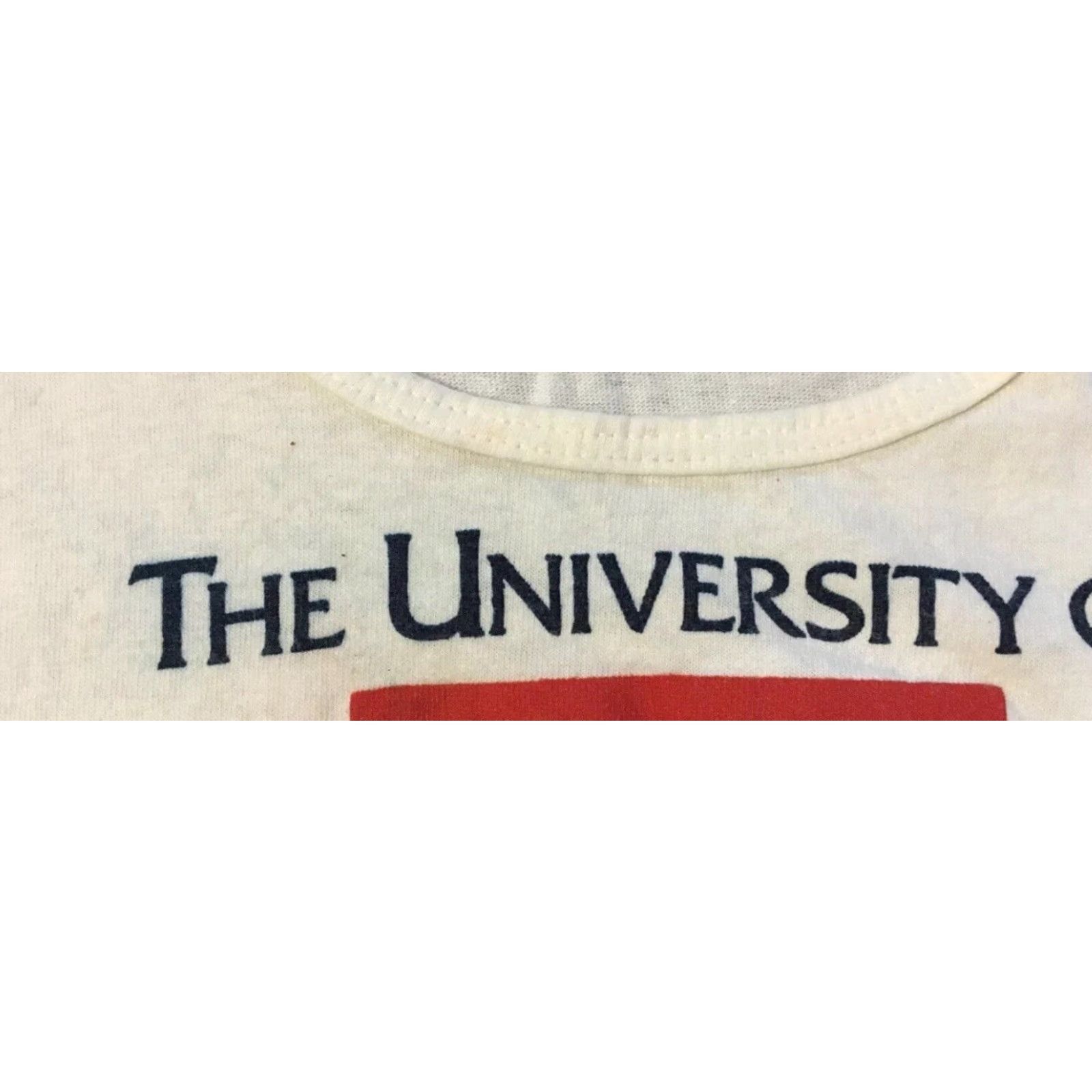 Vintage VINTAGE 80s University Of Arizona Faded Tank Top S Wildcats College Track Grunge 90s Shirt Men Small White Single Stitch USA University Tape? Size US S / EU 44-46 / 1 - 7 Thumbnail