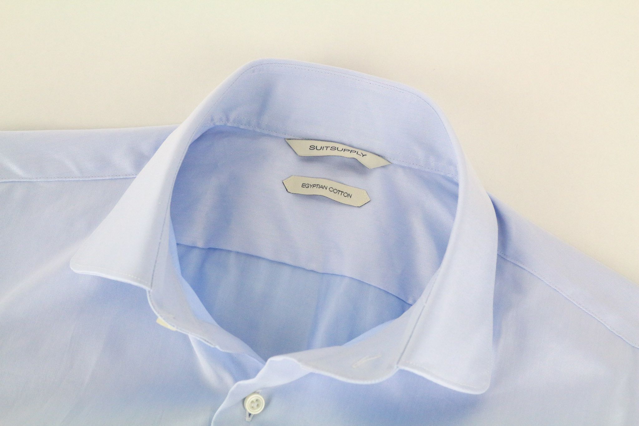 Suitsupply 41 Extra Slim Blue Cotton Button-Up 72843 Size 40R - 3 Thumbnail