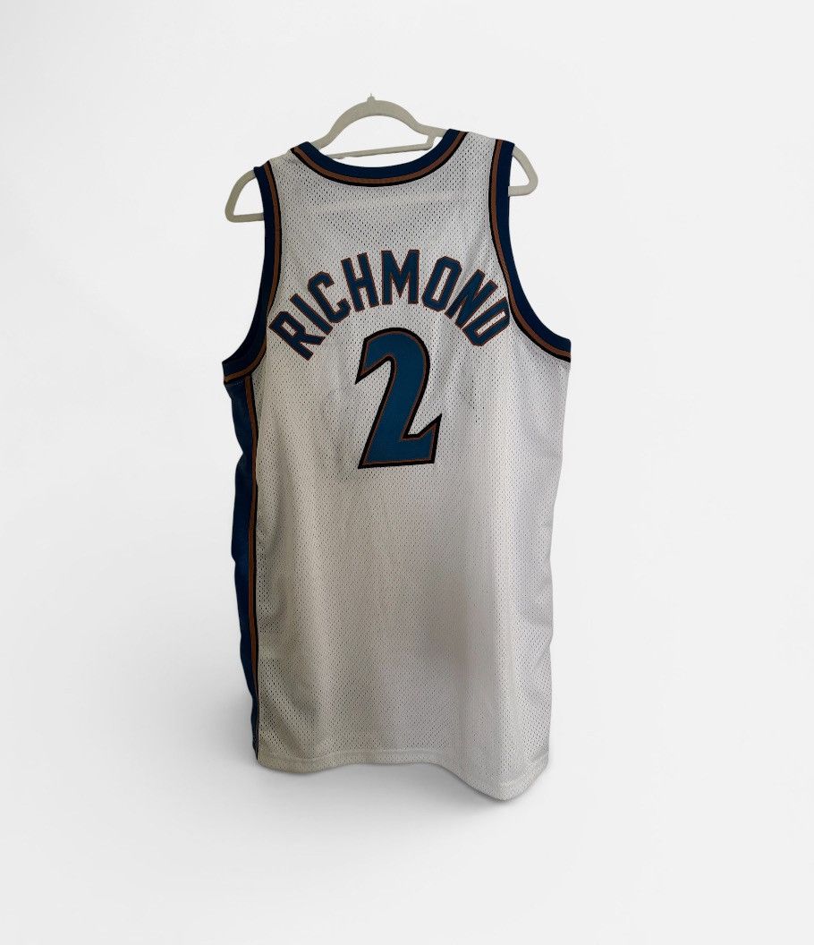 Nike Vntg Nike Washington Wizards Jersey Mitch Richmond Game Worn Size US L / EU 52-54 / 3 - 2 Thumbnail