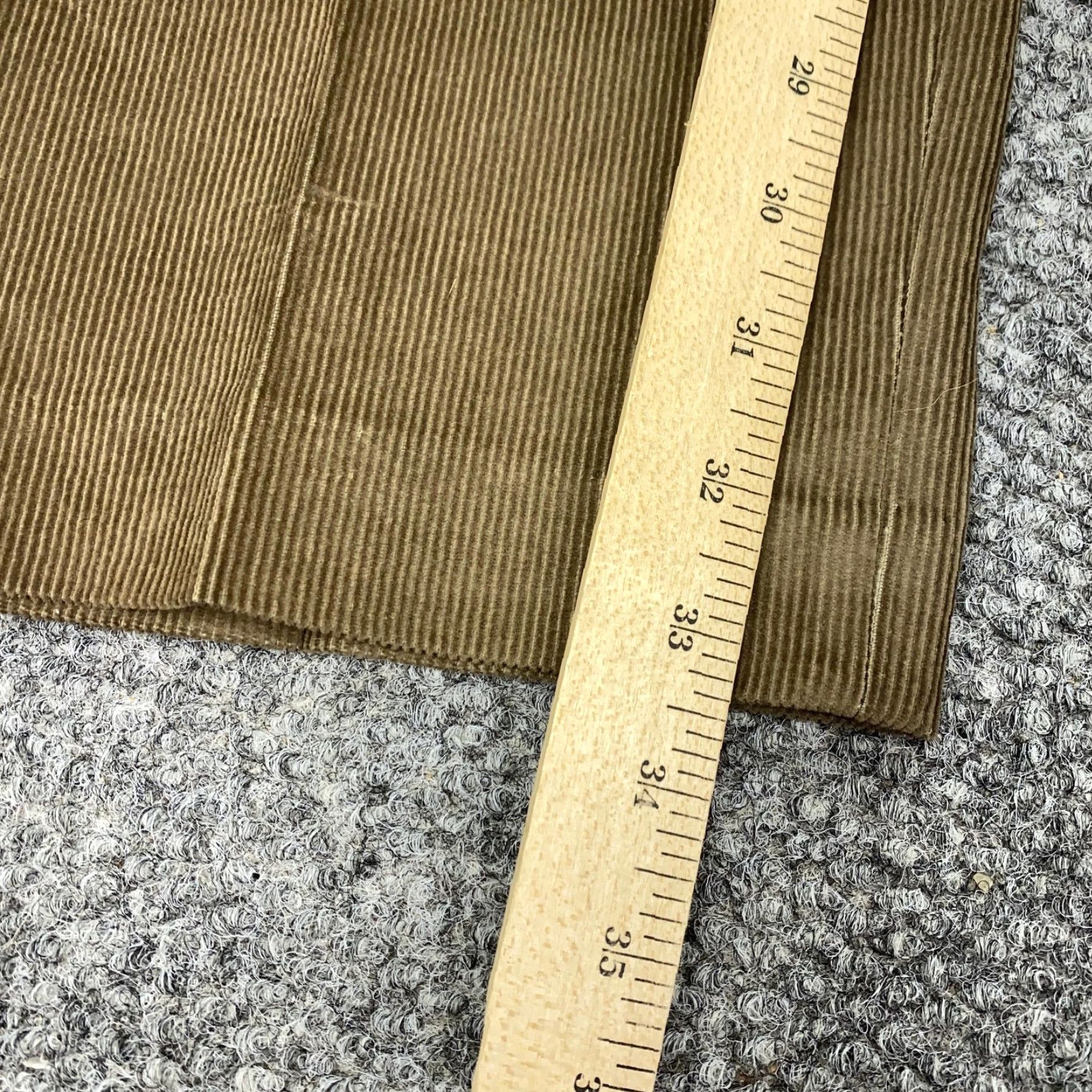 Ralph Lauren Lauren Ralph Lauren Pants Mens 43x33 Light Olive Corduroy Flat Front 100% Cotton Brown Dress Pants Mens Regular Inseam 33in Waist 43in Vintage No Size US 42 / EU 58 - 5 Thumbnail