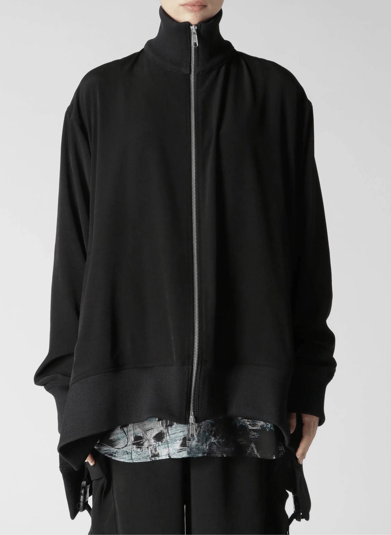 Ground Y × Yohji Yamamoto Yohji Yamamoto Ground Y - CURVED HEMLINE TRACKSUIT JACKET Size US L / EU 52-54 / 3 - 6 Thumbnail