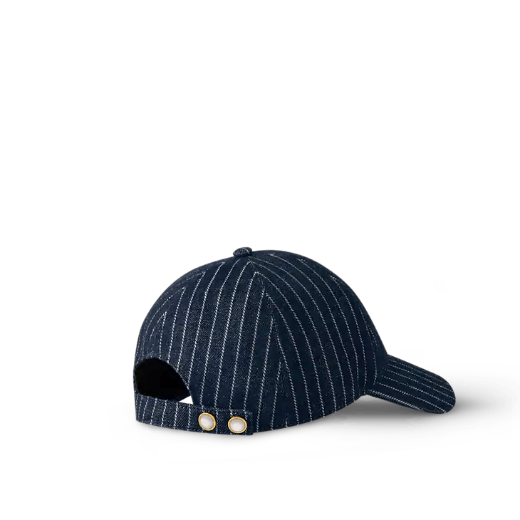 Louis Vuitton Denim Stripes Cap Size ONE SIZE - 4 Thumbnail