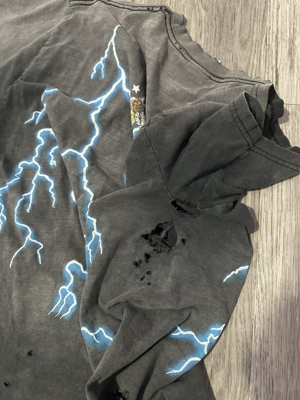 Vintage RARE* Vintage American USA Thunder Wolf Strong Survive Shirt Size US L / EU 52-54 / 3 - 6 Thumbnail