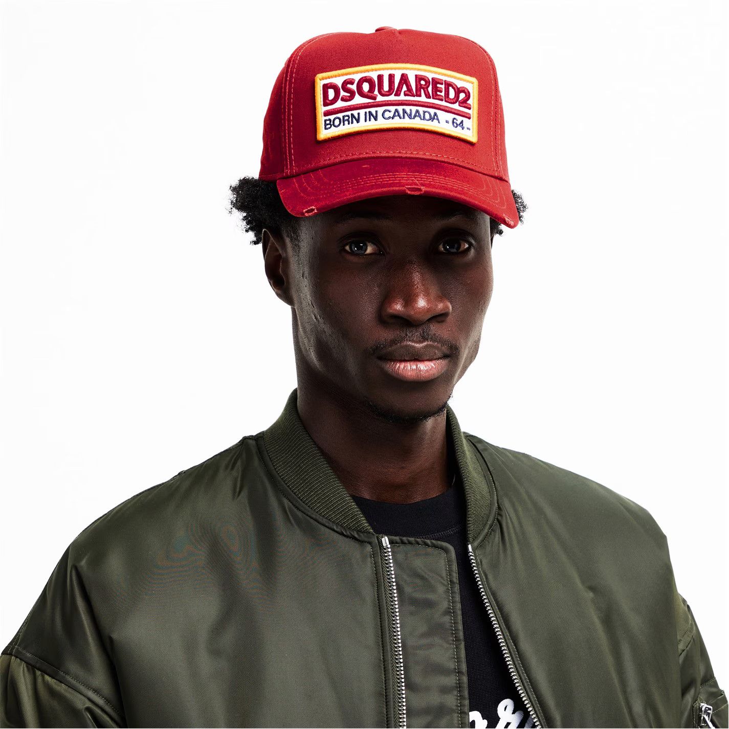 Dsquared2 o1g2r1mq0426 Size: OS / Wild Journey Baseball Hat / Cap Red Size ONE SIZE - 3 Thumbnail