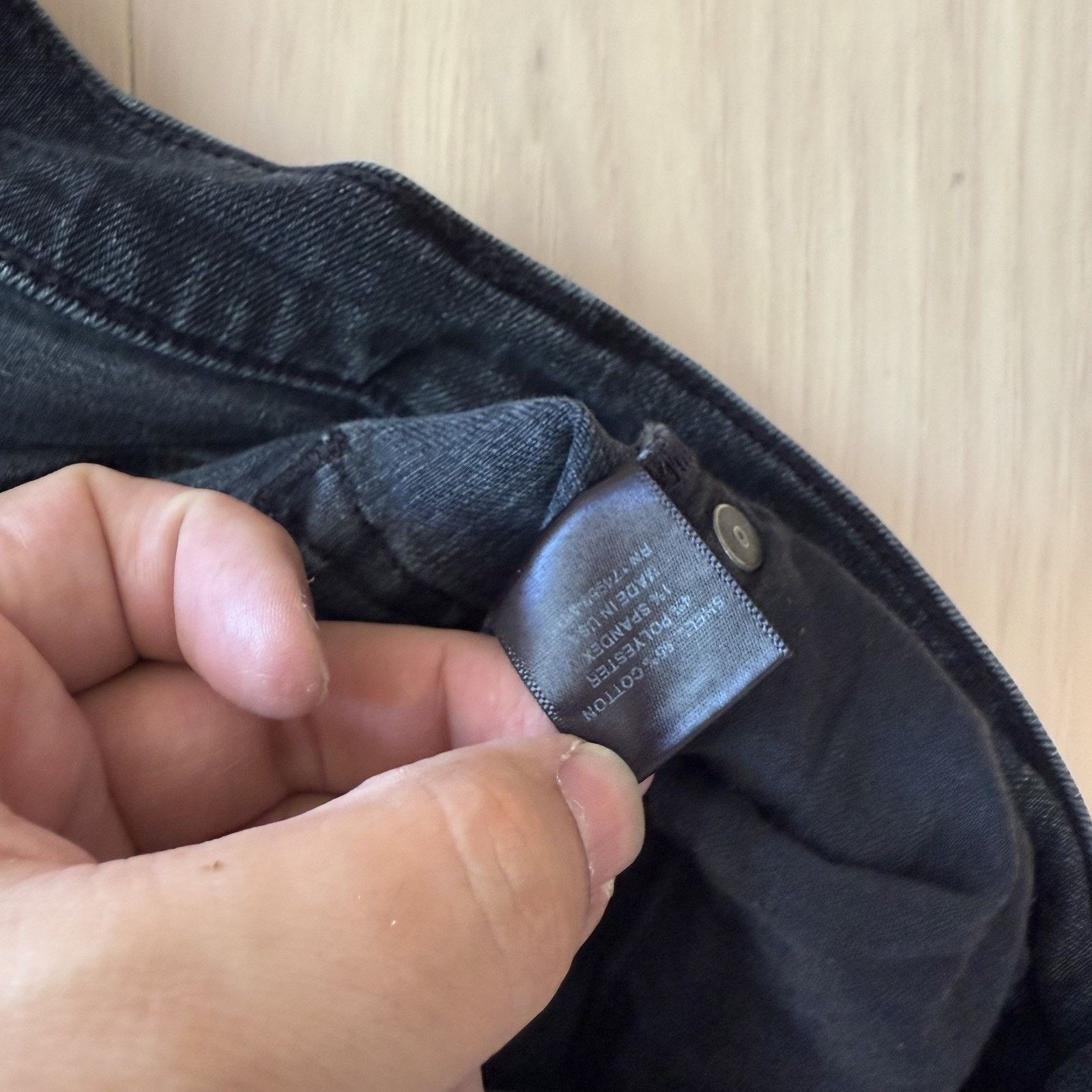 Flint And Tinder Flint and Tinder Jeans 30 Black Denim Casual Tapered Size US 30 / EU 46 - 7 Thumbnail