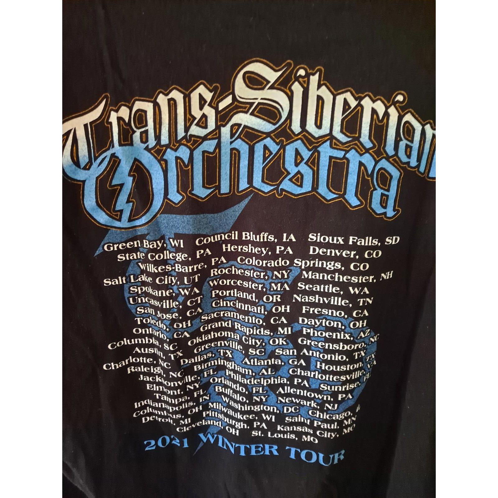 Other Trans-Siberian Orchestra Tour 2021 Shirt Size XL Size US XL / EU 56 / 4 - 5 Thumbnail