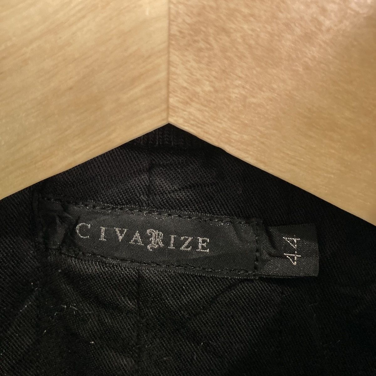 14th Addiction CIVARIZE - Multi Zipper Waxed Layers Jacket Vkei Japanese Size US M / EU 48-50 / 2 - 12 Thumbnail