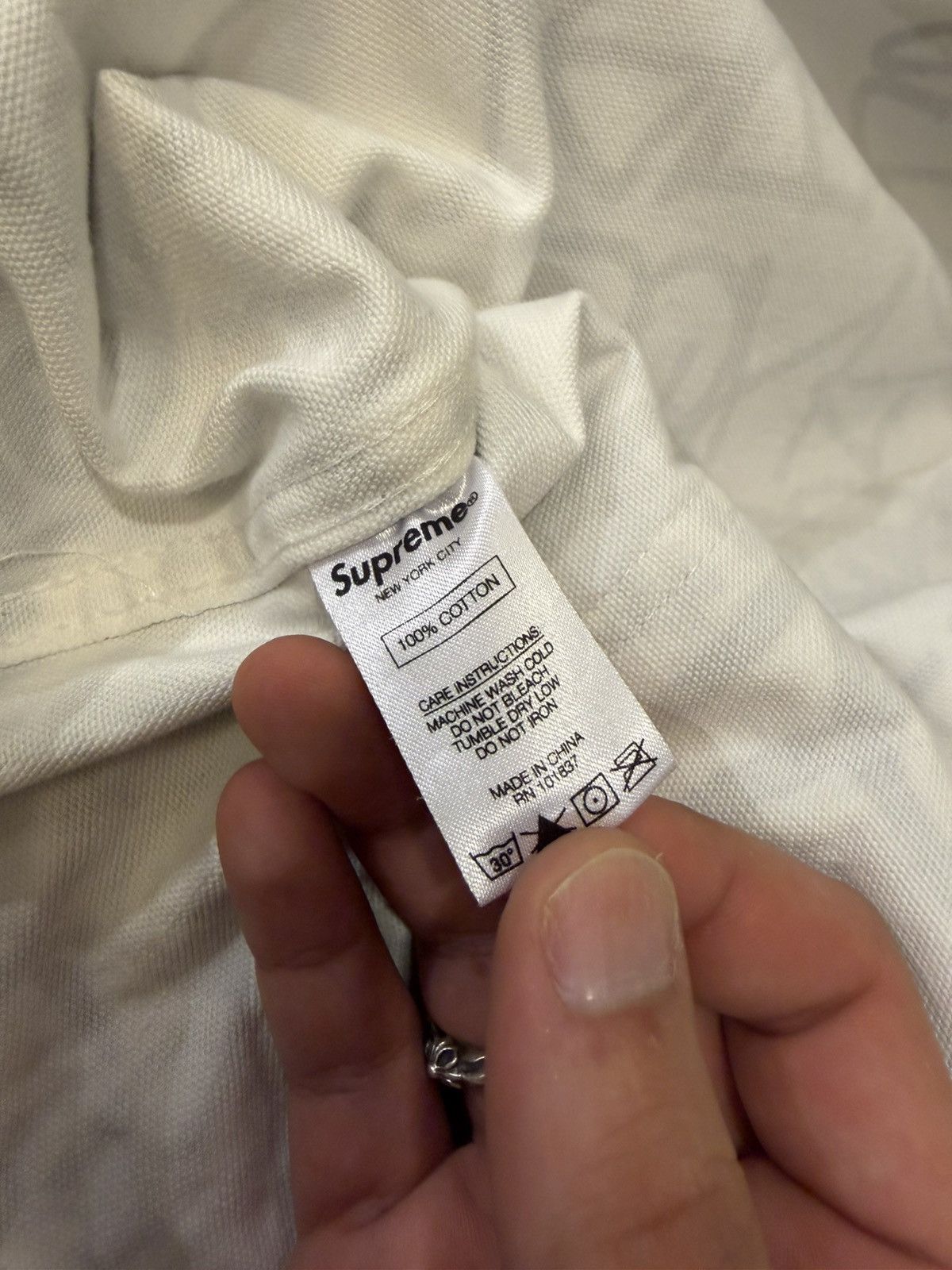 Comme des Garcons SHIRT × Supreme Supreme x CDG SHIRT Graffiti Canvas Chore Coat Size US L / EU 52-54 / 3 - 5 Thumbnail