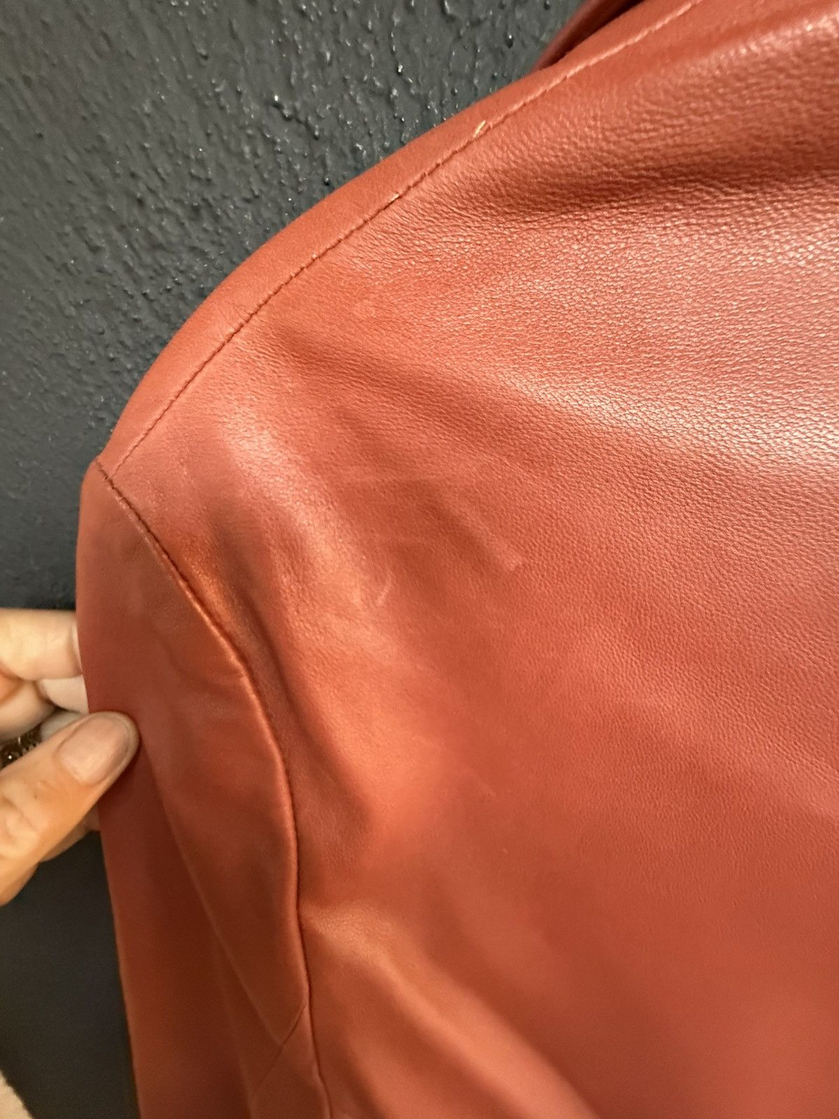 Yves Saint Laurent 70’s YSL Rive Gauche leather jacket + Wool trouser set 38 Size S / US 4 / IT 40 - 9 Thumbnail
