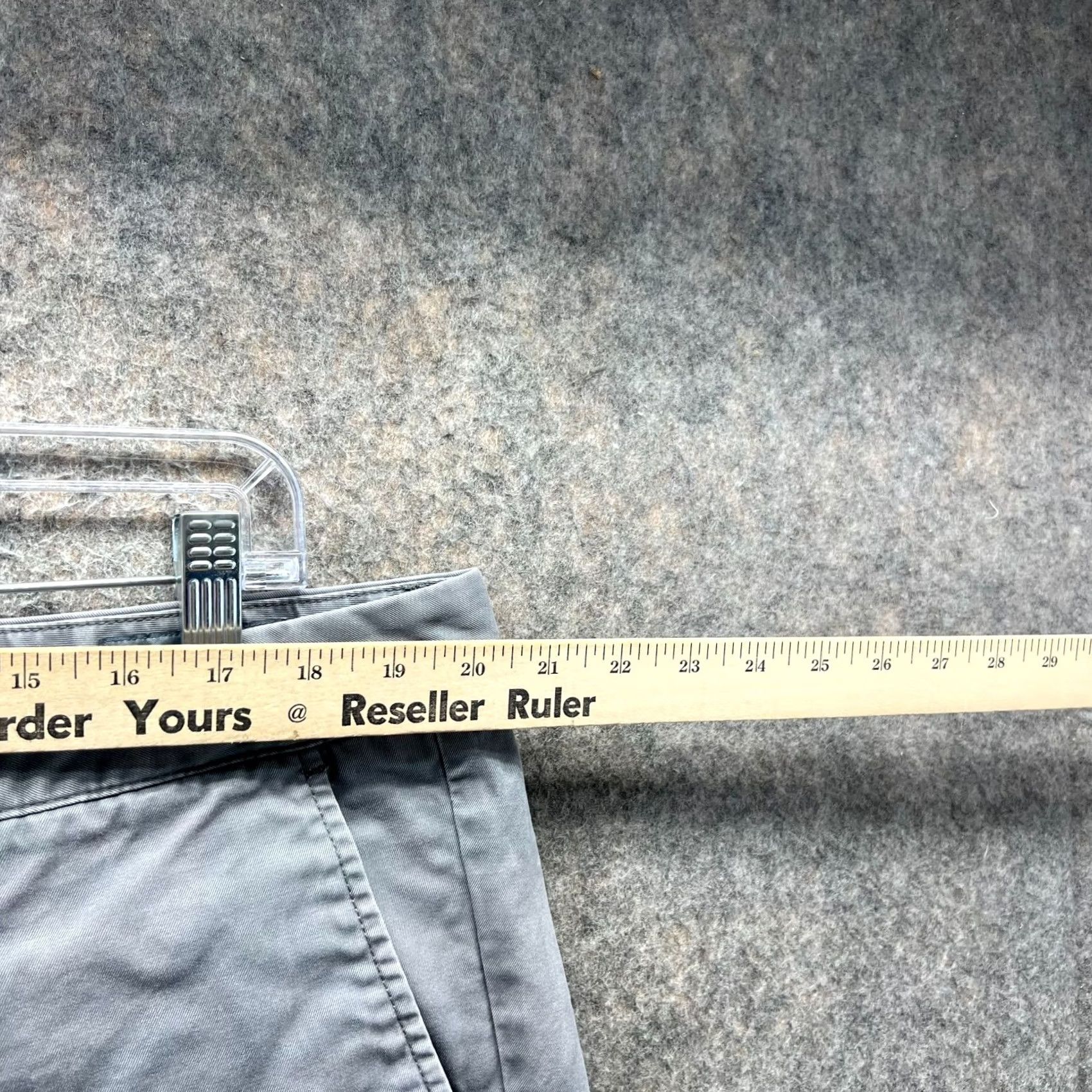 Bonobos Bonobos Shorts Mens 40 Gray Chino Flat Front Golf 9 In Canvas Read" Size US 40 / EU 56 - 3 Thumbnail