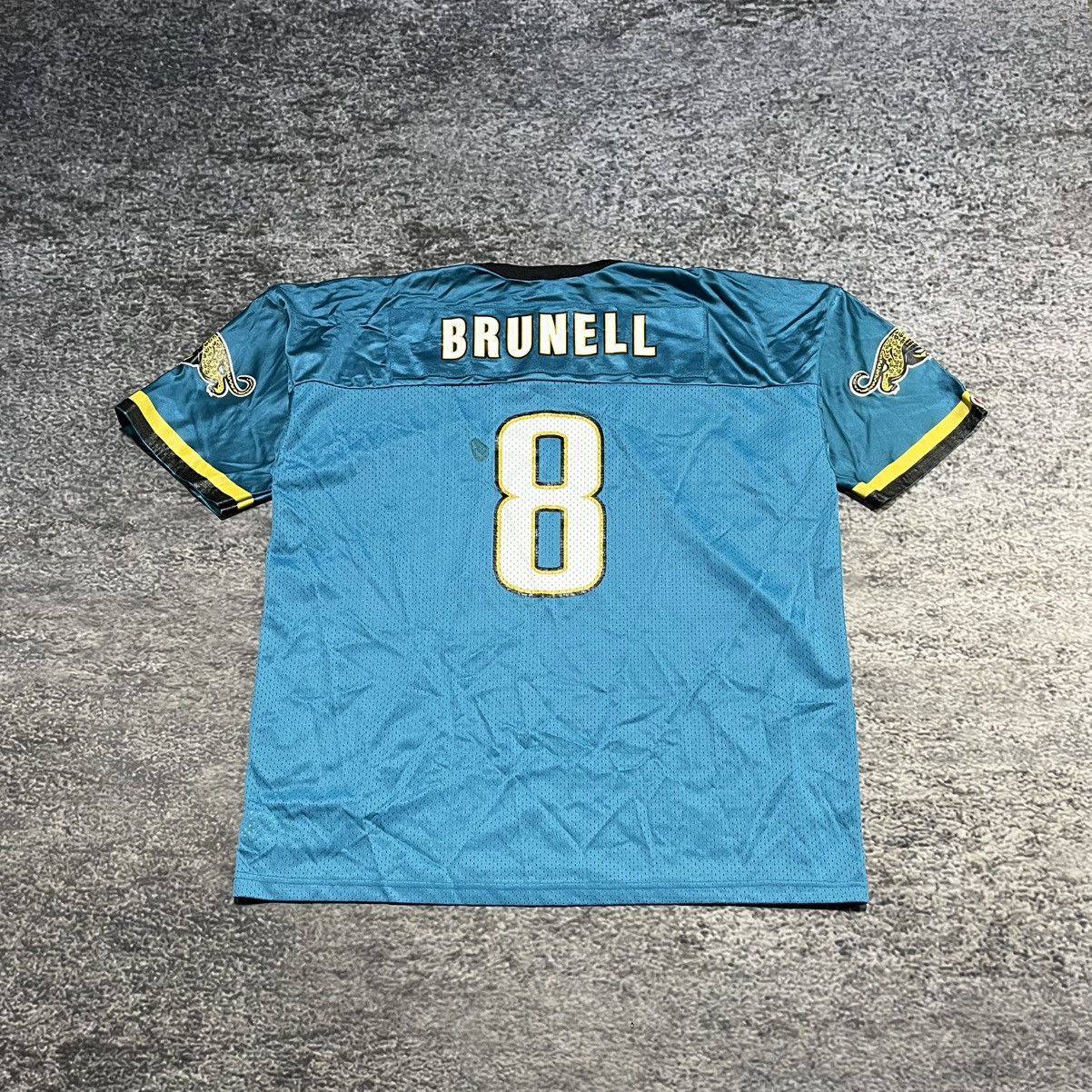 Champion Vintage 90s Jacksonville Jaguars Mark Brunell #8 Jersey NEW Size US XL / EU 56 / 4 - 2 Thumbnail