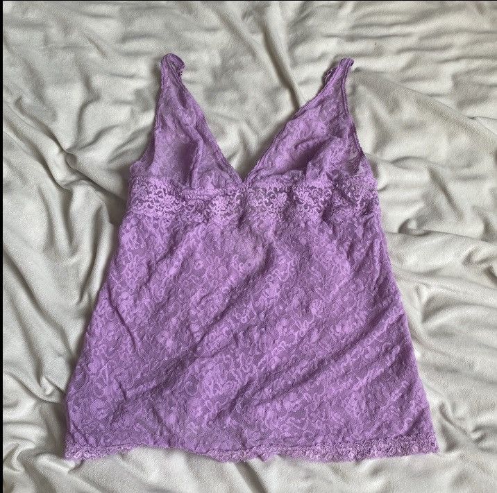 Victorias Secret Y2k Victorias Secret Sheer Lace Purple Pink Top