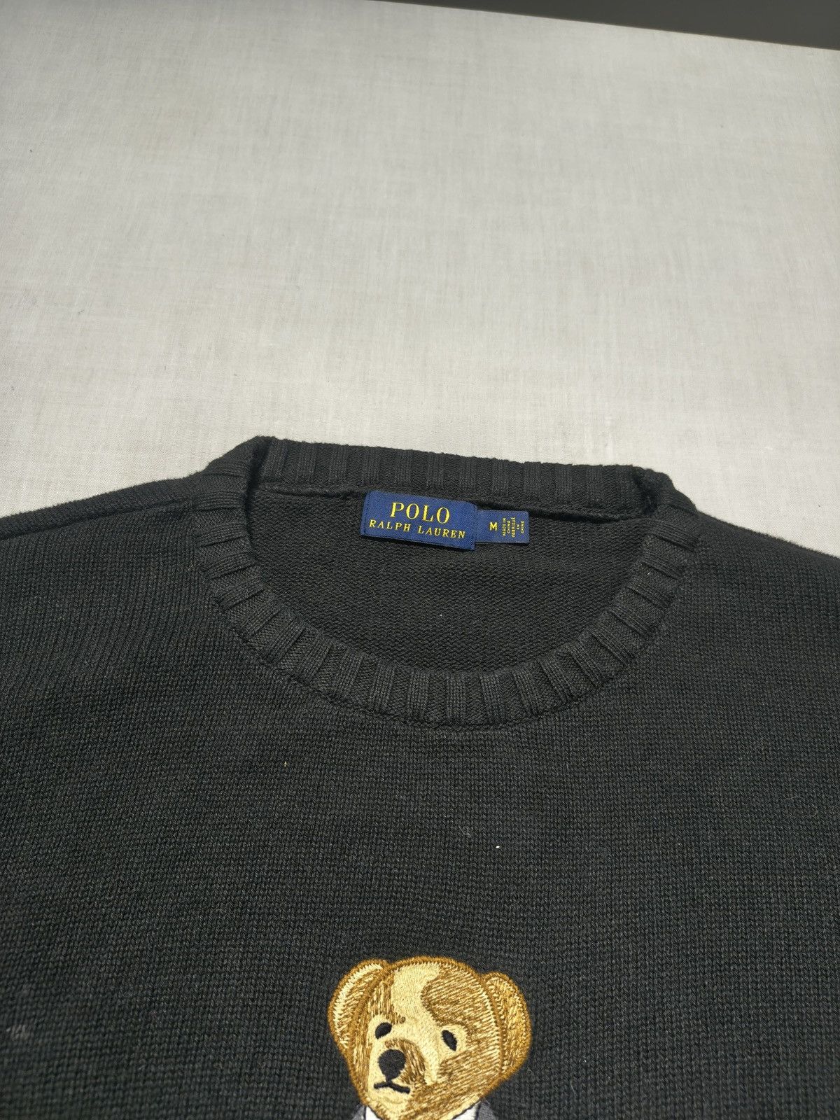 Polo Ralph Lauren POLO RALPH LAUREN COOL RUGBY BEAR CREWNECK KNIT 🐻🏉(002) Size US XXS / EU 40 - 4 Thumbnail