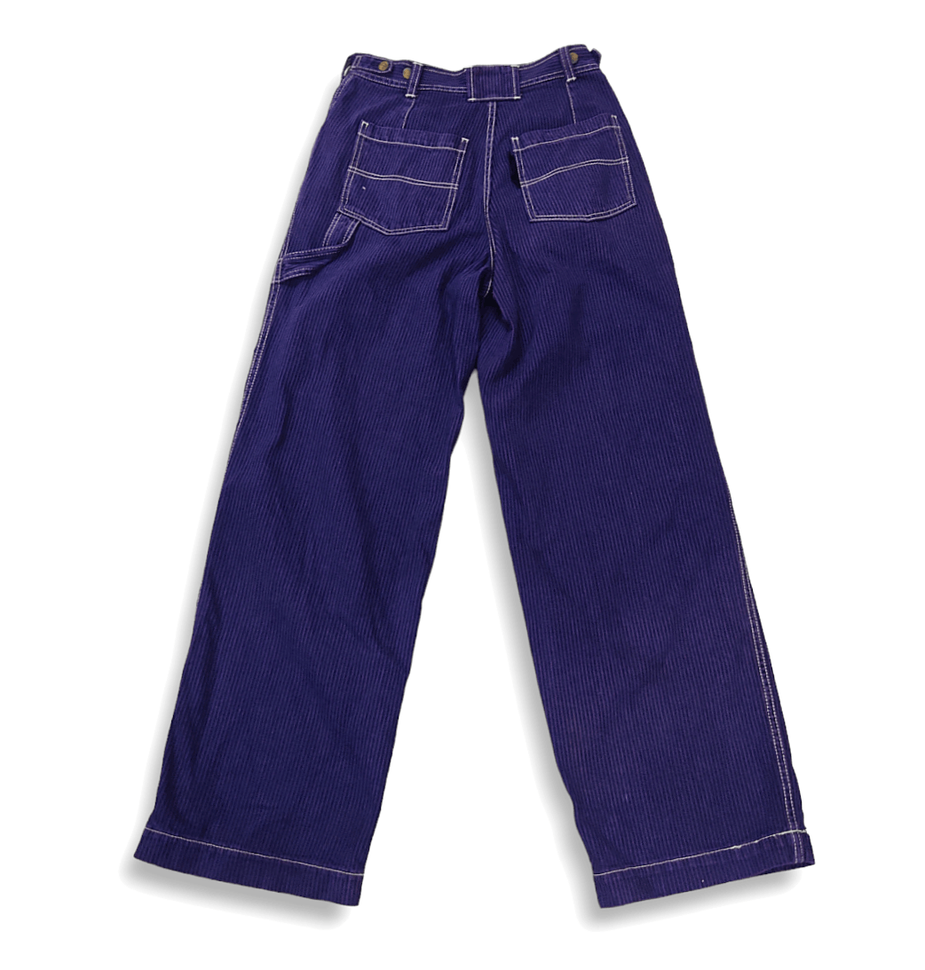Angel Blue HIROMICHI NAKANO Carpenter Barrel Wide Leg Pants Size US 30 / EU 46 - 2 Thumbnail