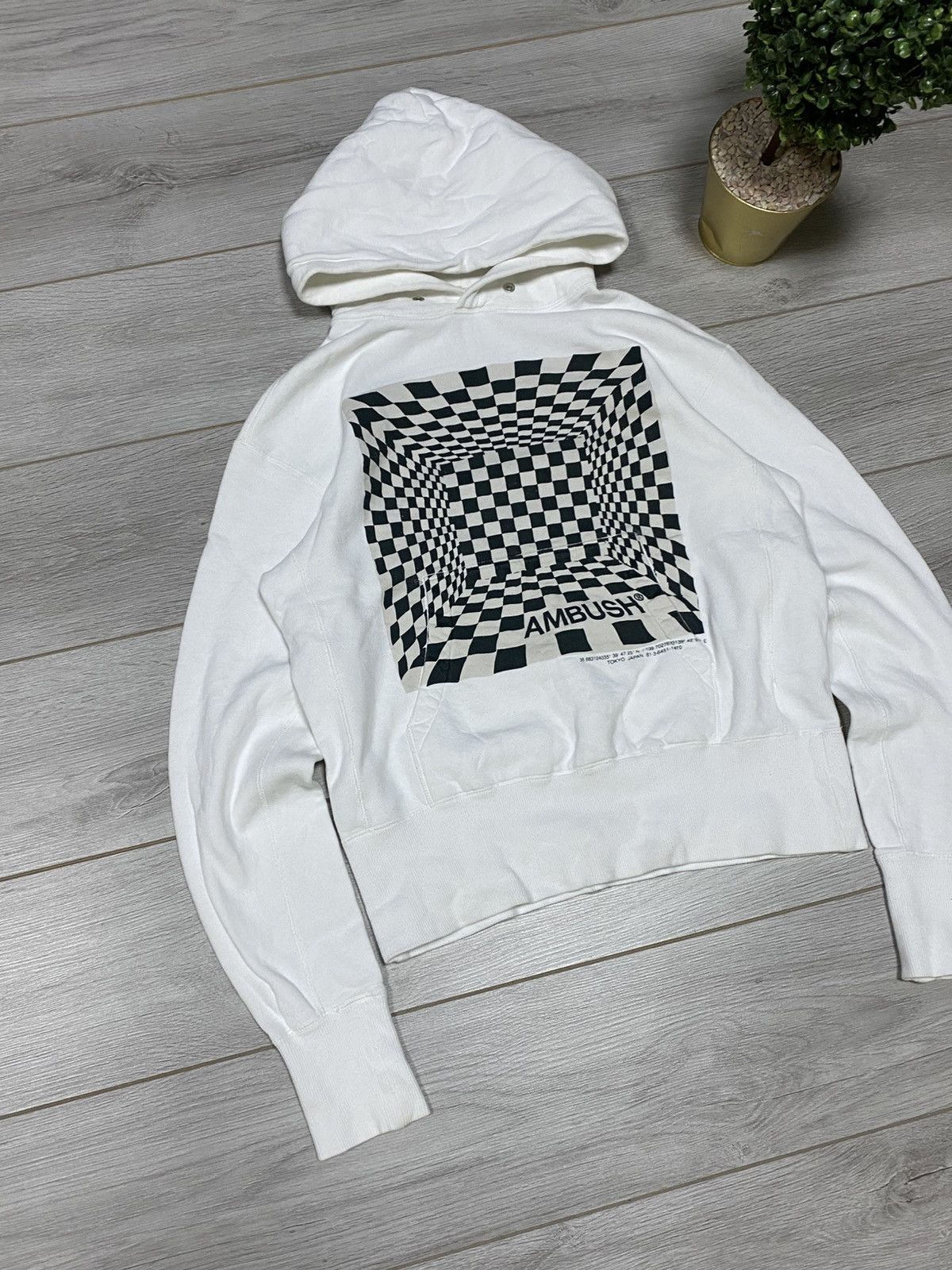 Ambush Design Ambush Japan Optical check Print Hoodie Size US M / EU 48-50 / 2 - 2 Thumbnail