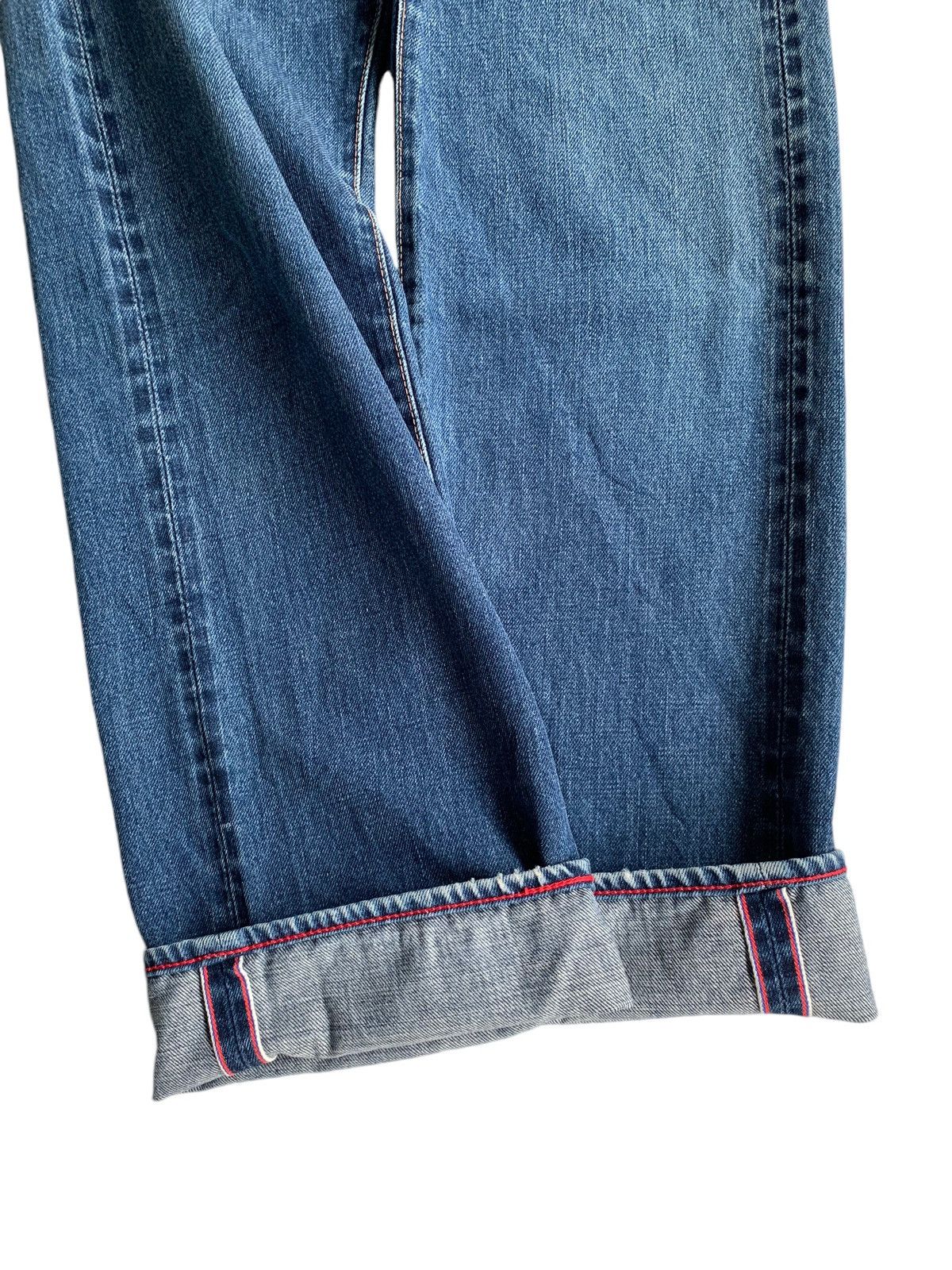 Jean × Paul Smith Red Ear Paul Smith Red Ear Japanese Selvedge Distressed Denim🎌 Size US 32 / EU 48 - 8 Thumbnail