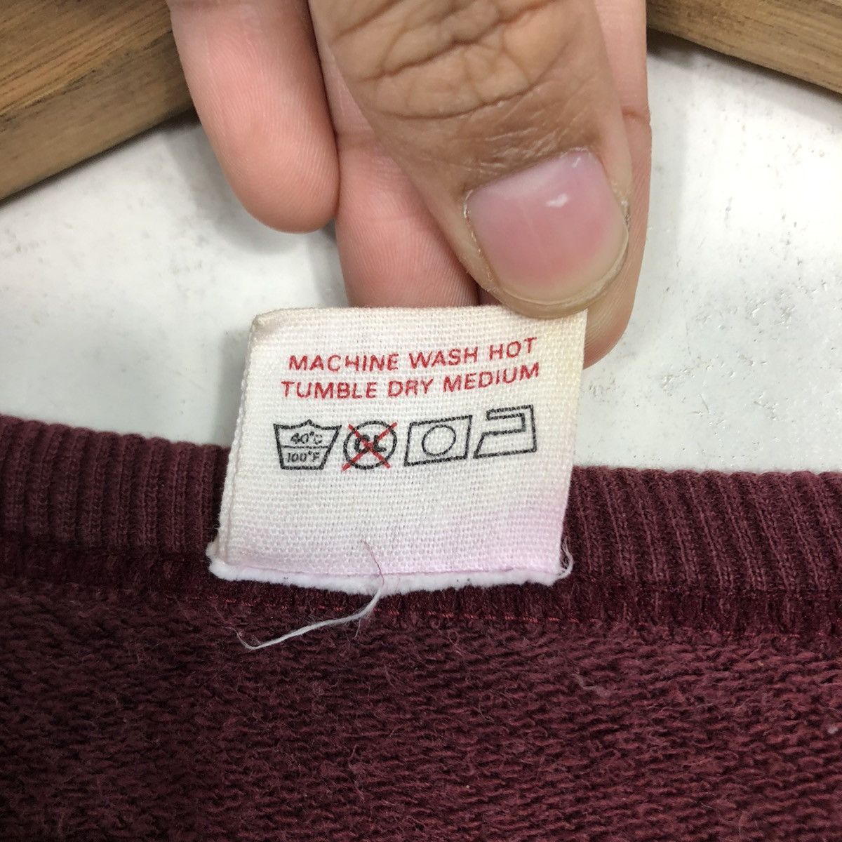 Japanese Brand × Vintage 📌Vintage Sweatshirts American Spirits Big Logo Issey Miyake Size US L / EU 52-54 / 3 - 15 Thumbnail