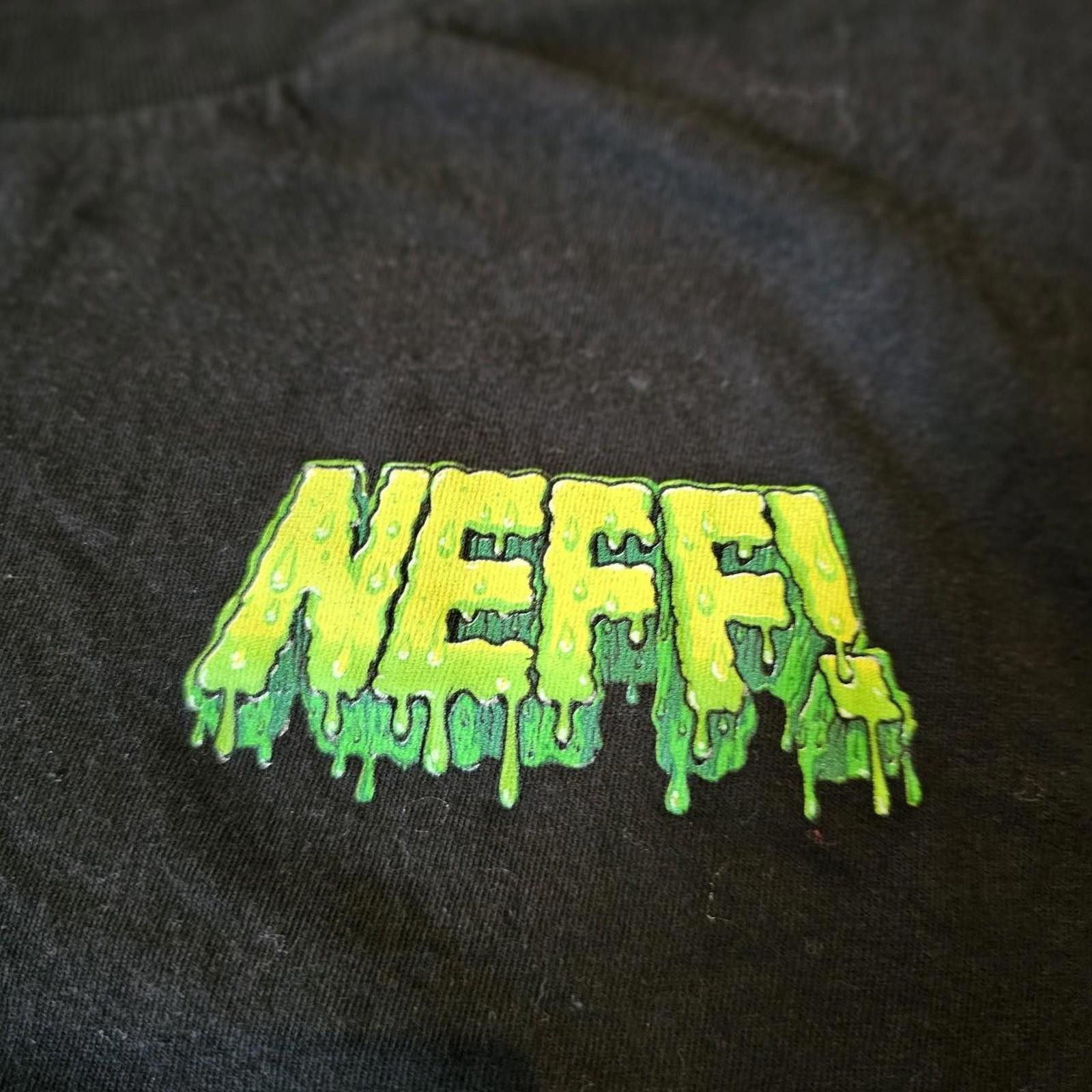Designer Men's Black and Green Neff T-shirt Size US L / EU 52-54 / 3 - 3 Thumbnail