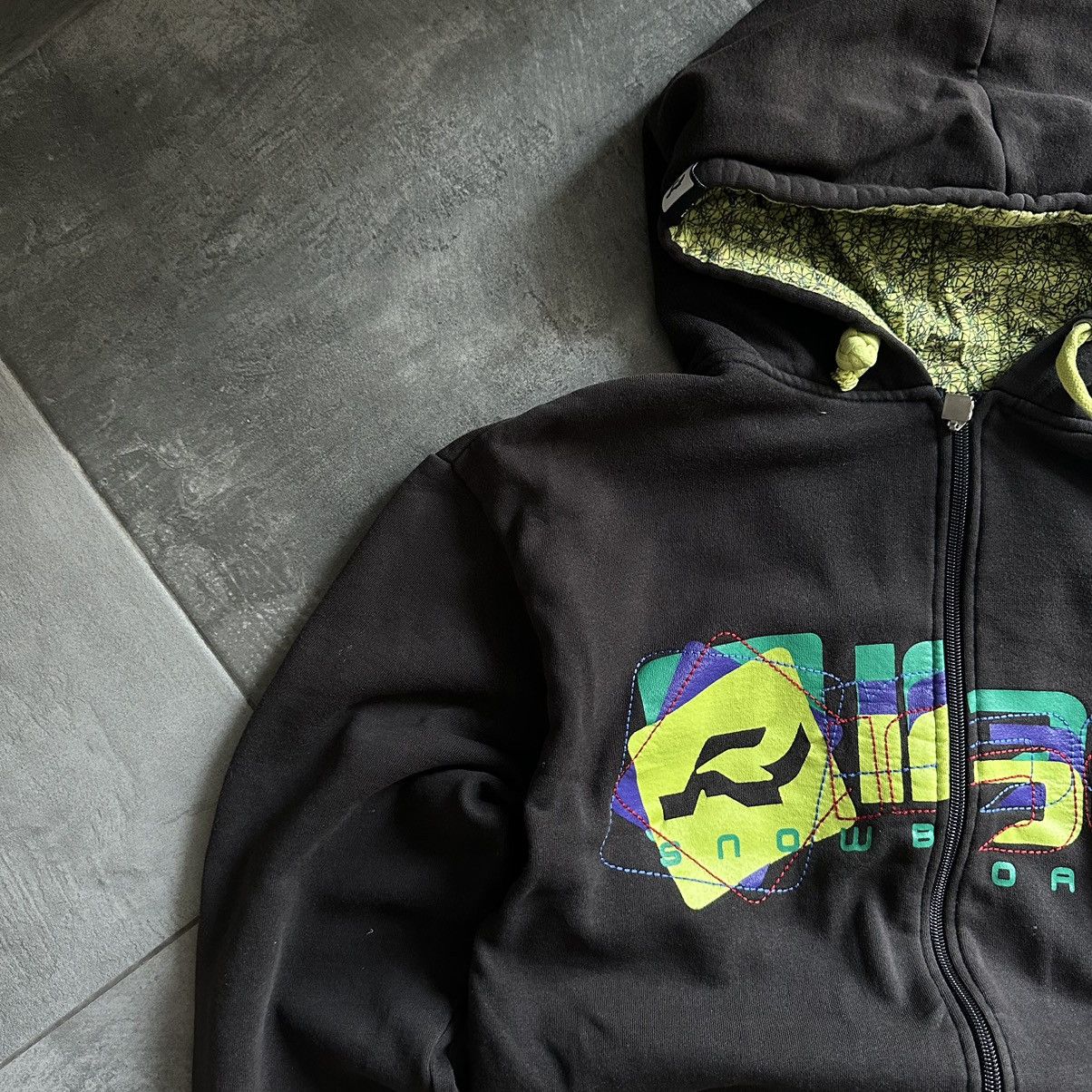 Vintage Vintage Ride Snowboards Zip Hoodie Distressed Y2K Big Logo Size US M / EU 48-50 / 2 - 3 Thumbnail